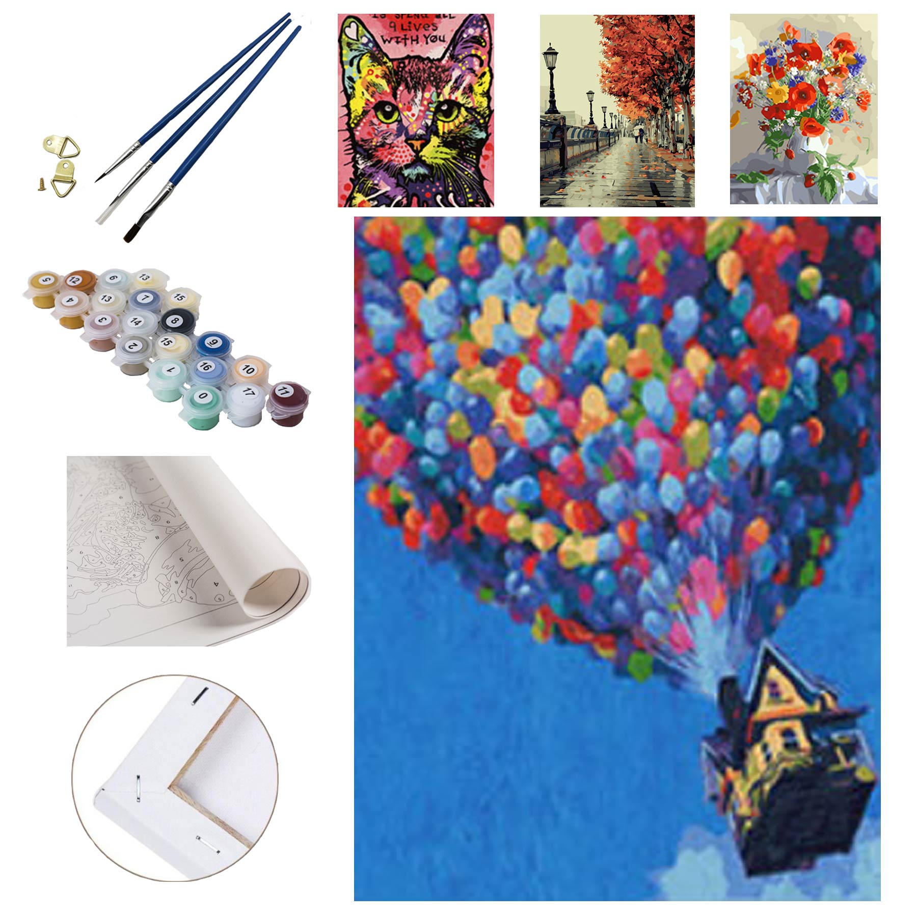 DIY Oil Painting By Numbers Kit 2
