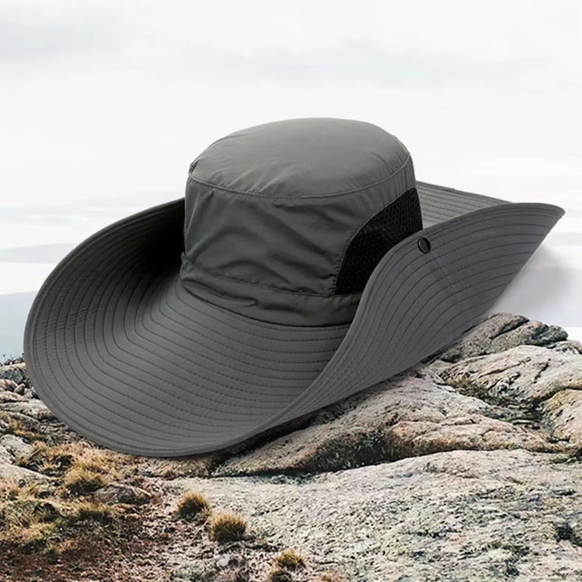 Wide Brim Outdoor Sun Protection Boonie Hat 6