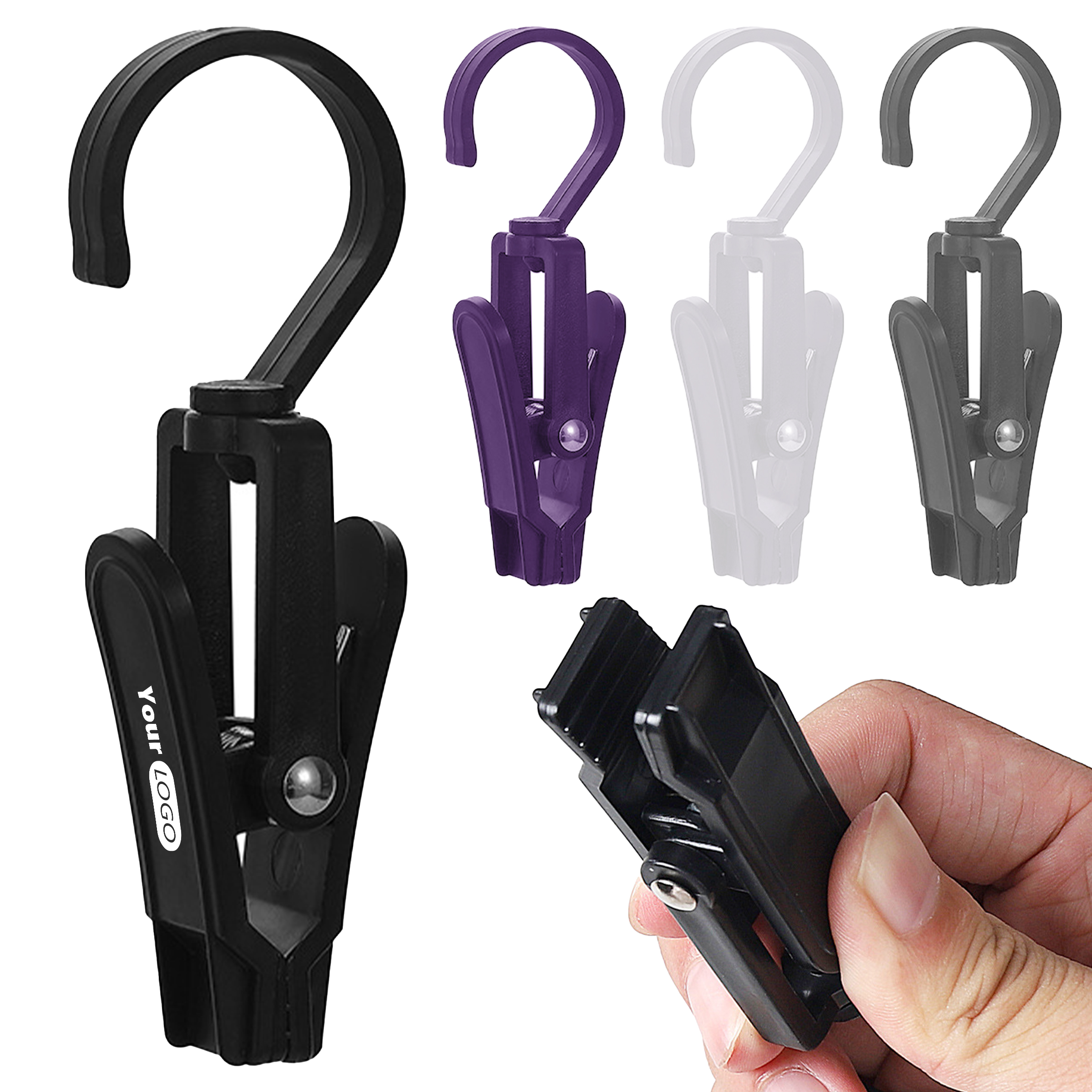 Plastic Multi Functional Rotatable Clothes Clip 5