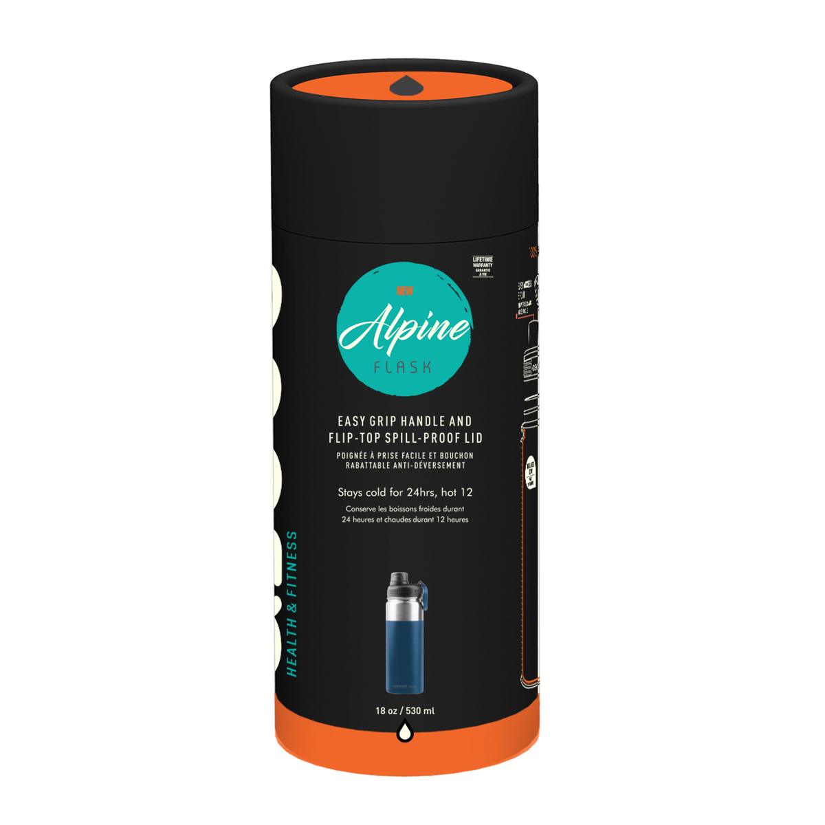 18 oz Asobu Alpine Flask Vacuum Insulated Bottle 6