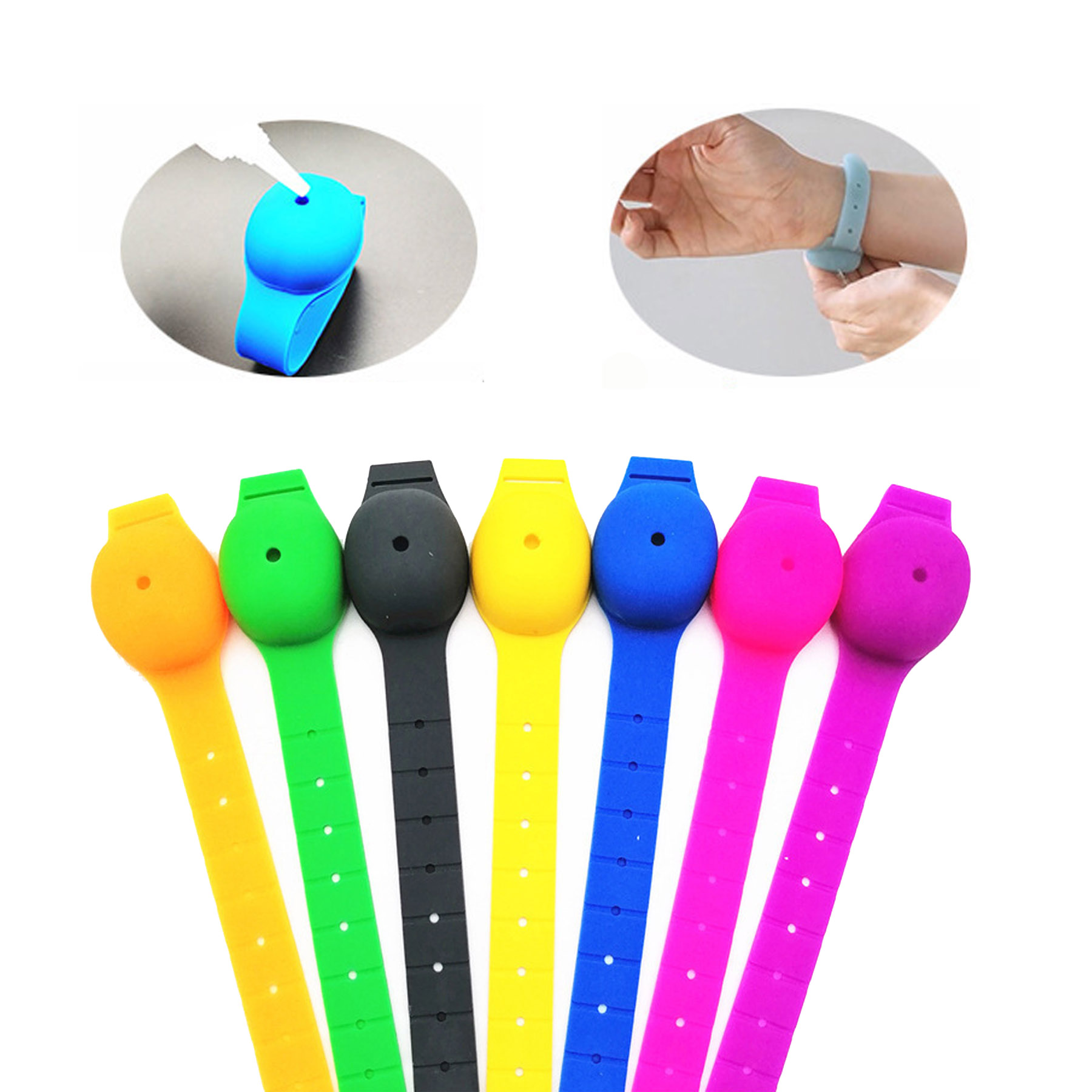 Silicone Hand Sanitizer Bracelet 2
