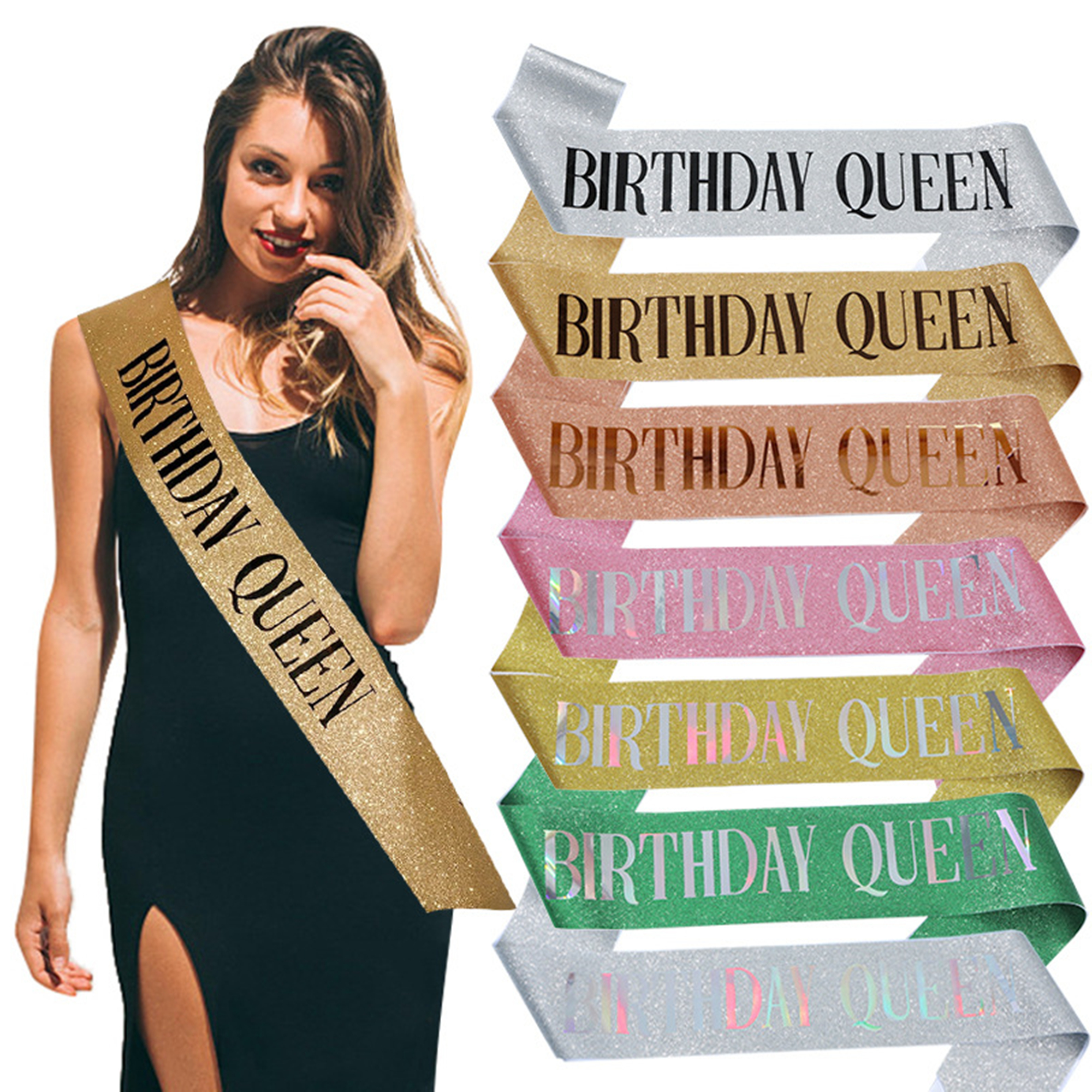 Birthday Queen Sash 3