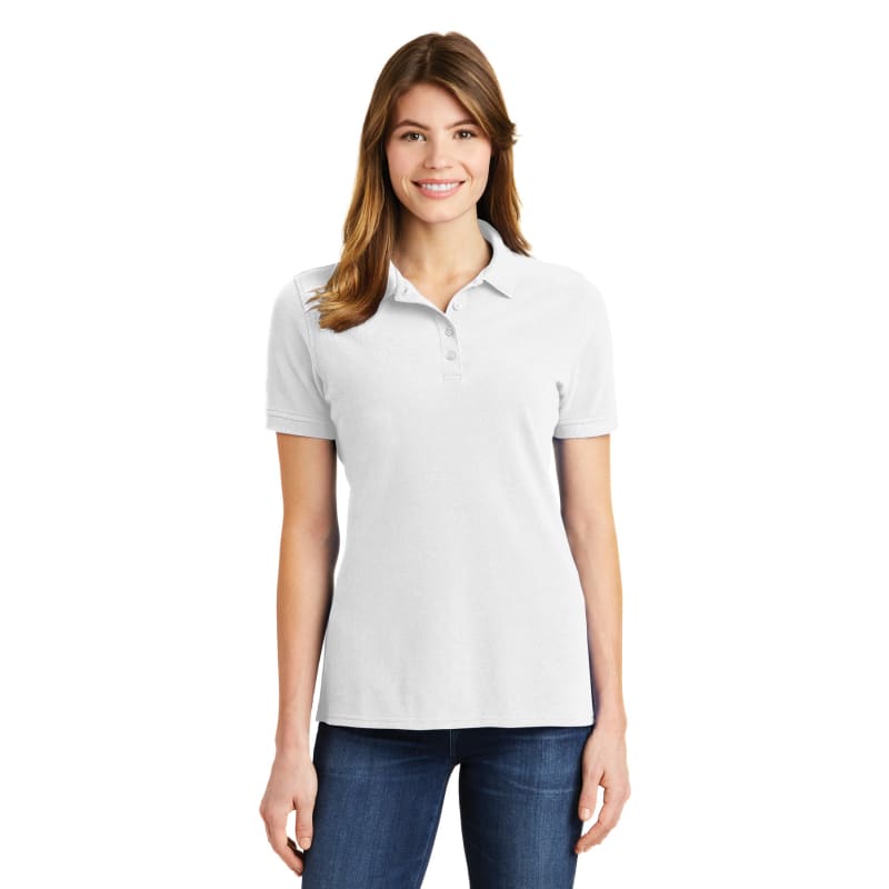 Port & Company Ladies Combed Ring Spun Pique Polo. 22