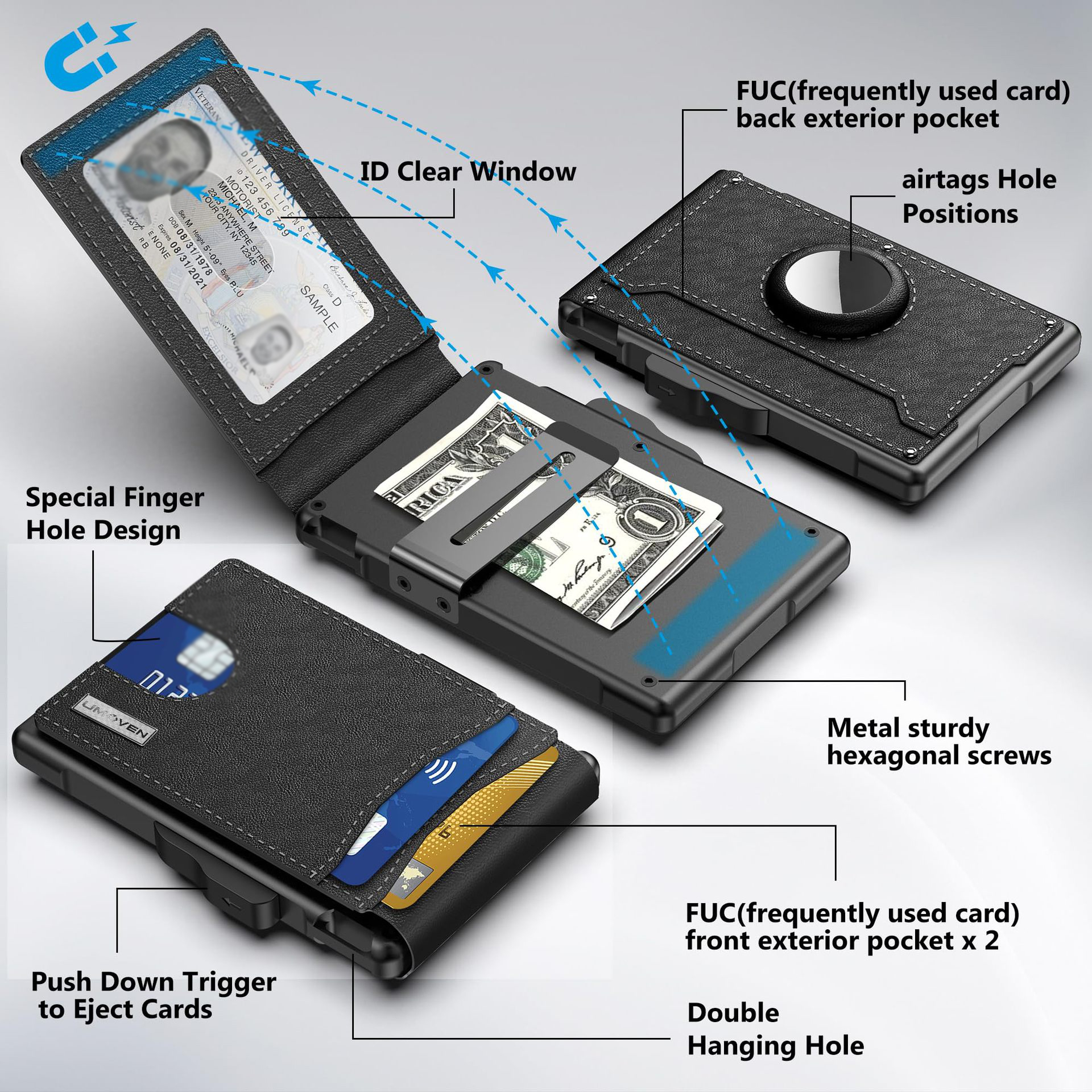 Wireless Tag Wallet for Men 4