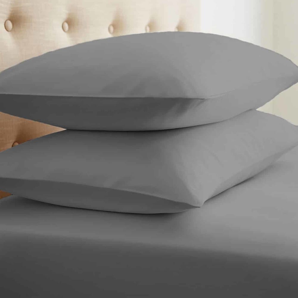 Microfiber Pillowcase Sets - Gray King 2 Pack 1