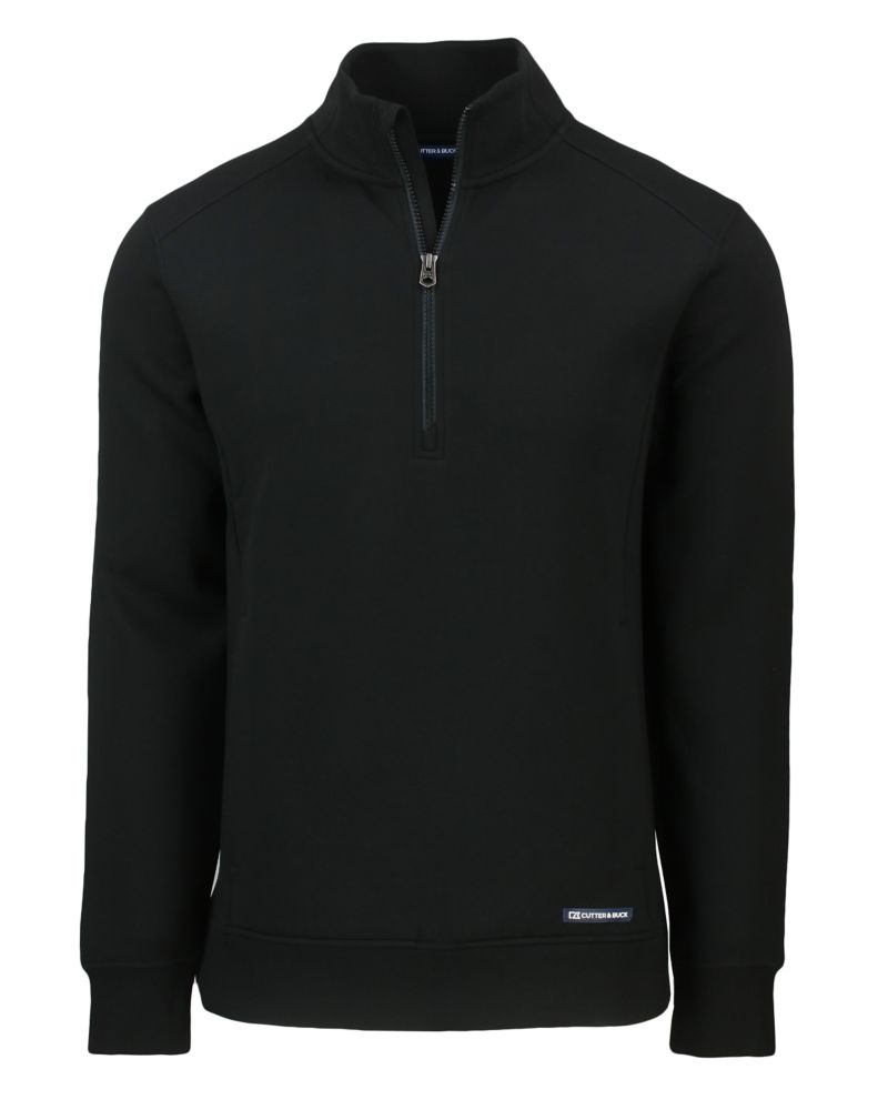Cutter & Buck Roam Recycled Buttery-Soft Knit Mens Quarter Zip Jacket 13