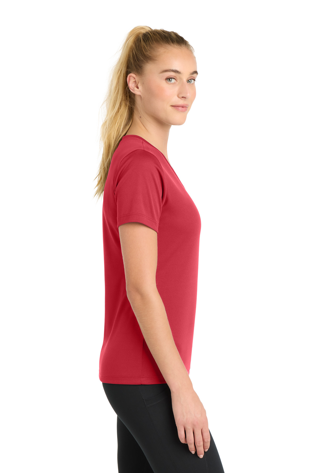 Sport-Tek Women's PosiCharge RacerMesh V-Neck Tee. LST340 3