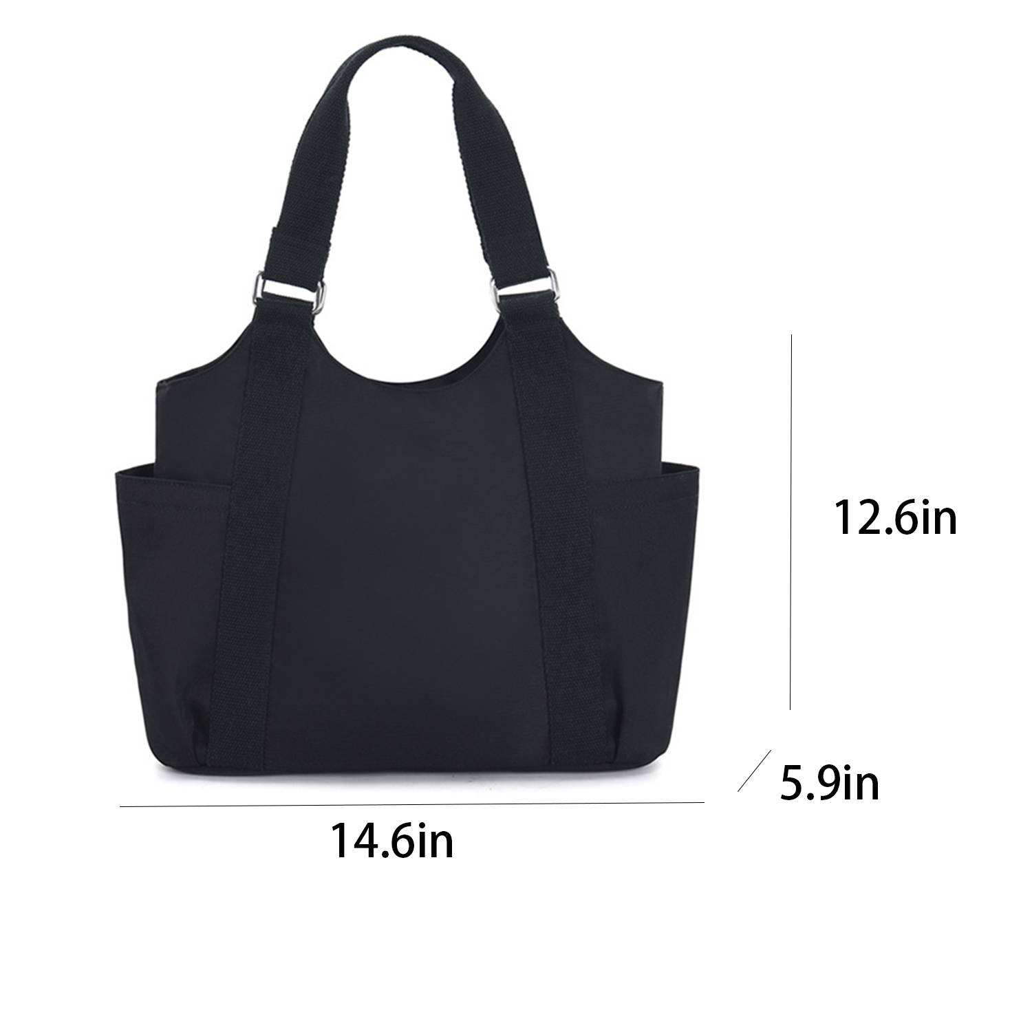 Nylon Tote Bag Student Large Capacity Waterproof 2