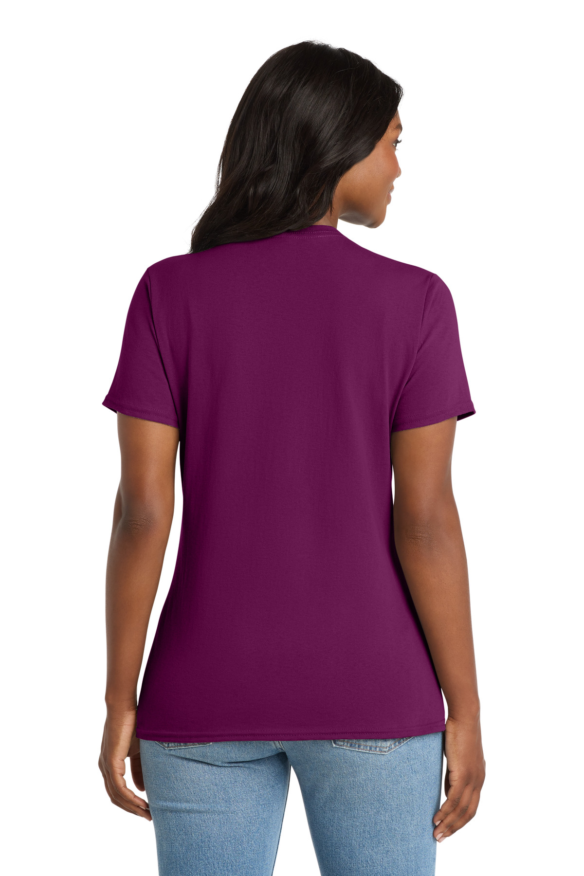 Port & Co Women's Core Cotton V-Neck Tee. LPC54V 87