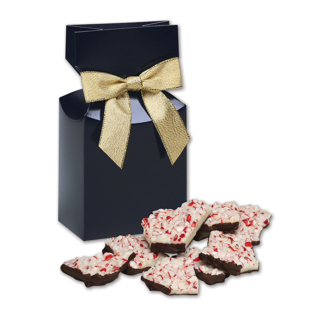 Peppermint Bark in Navy Premium Delights Gift Box 2