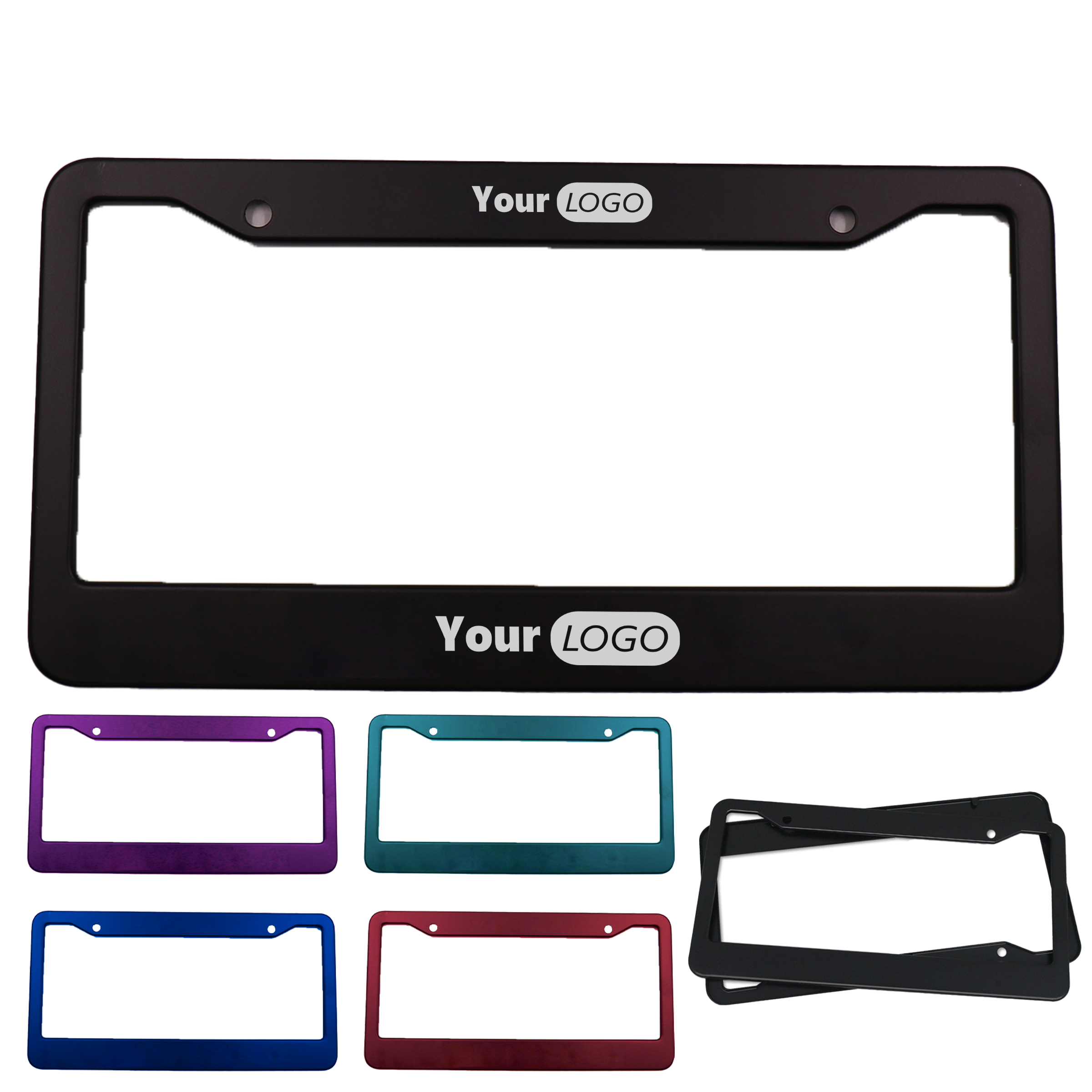 Aluminum Alloy Thickened License Plate Holder 3