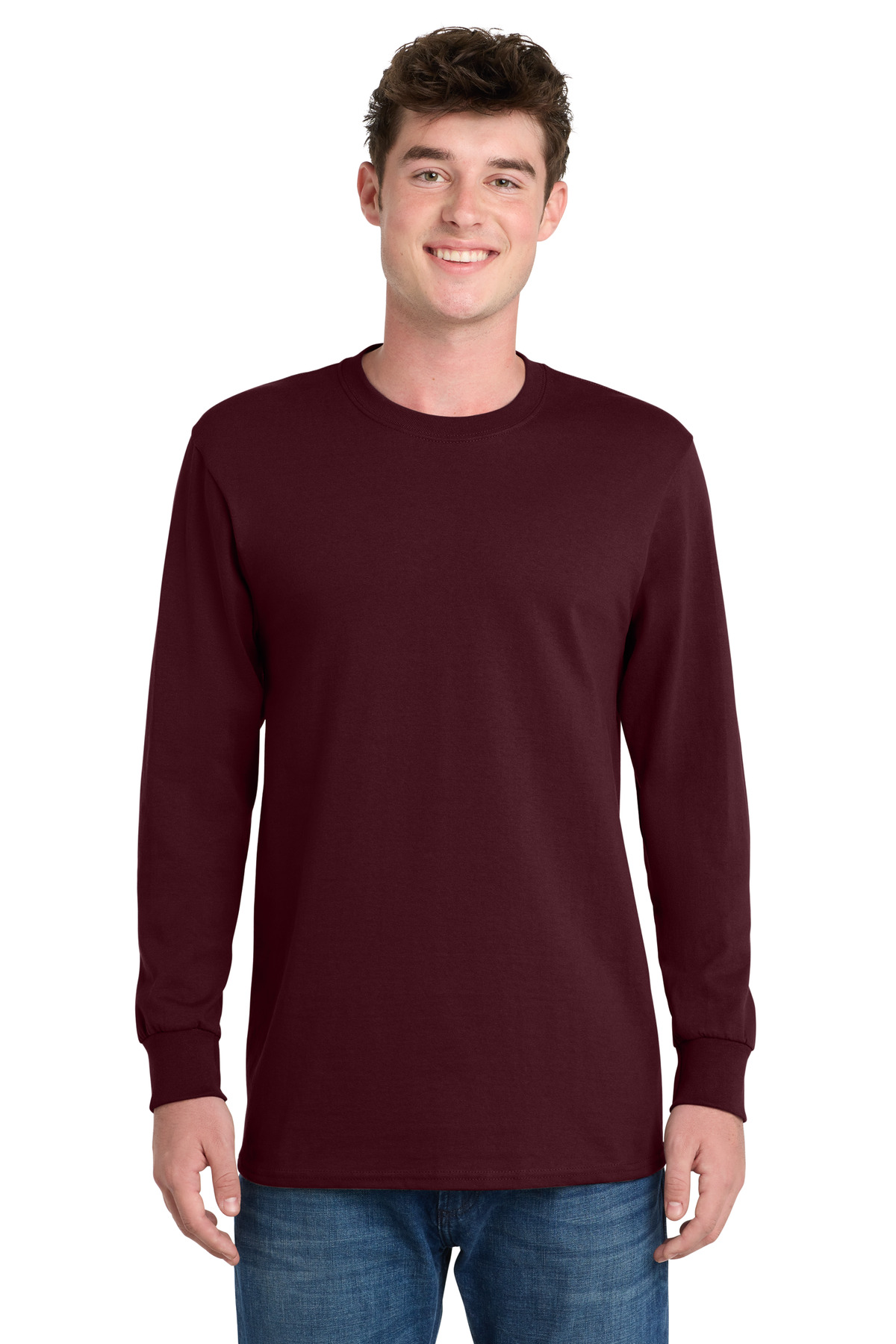 Port & Co Tall Long Sleeve Essential Tee. PC61LST 64