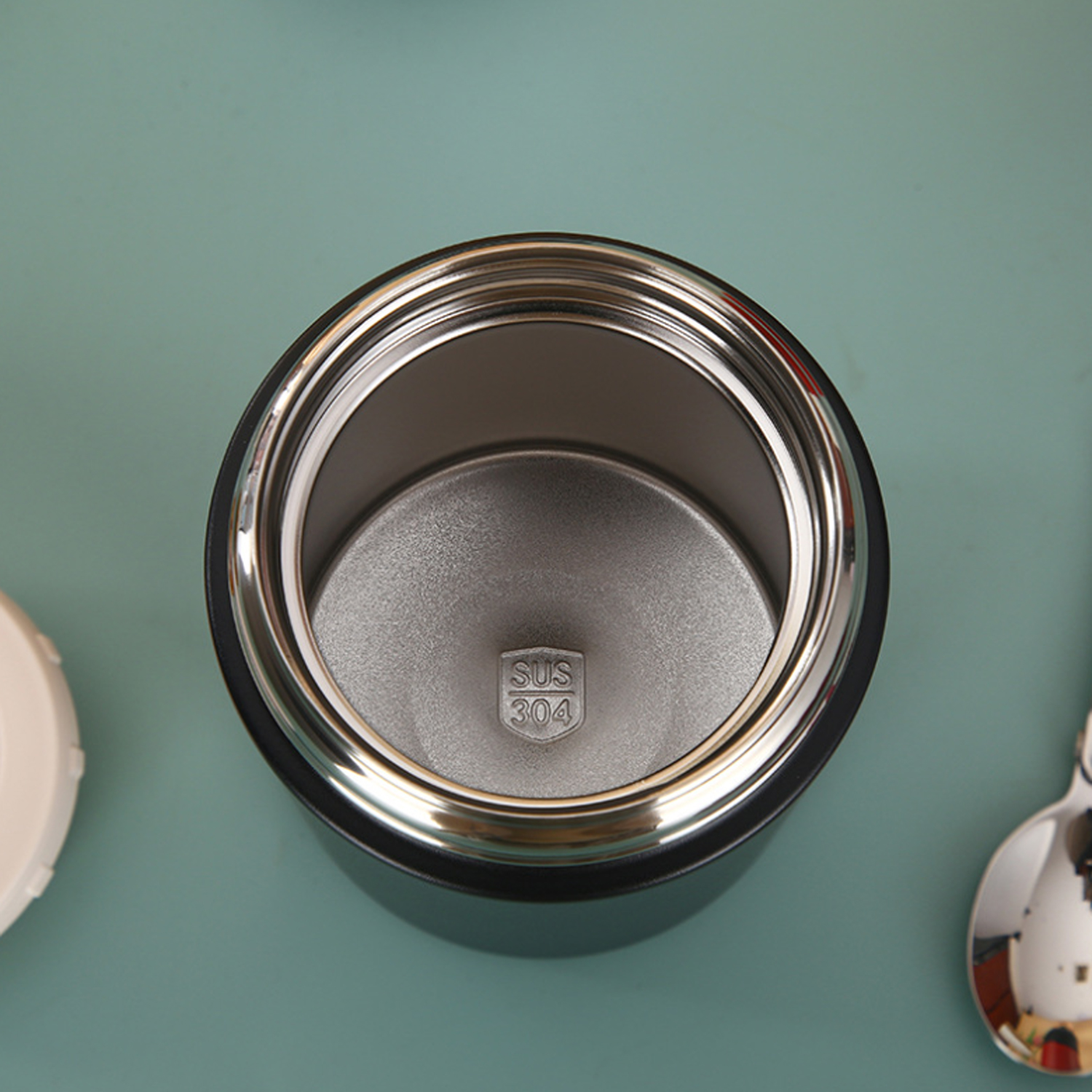 Portable Stainless Steel Food Jar 8