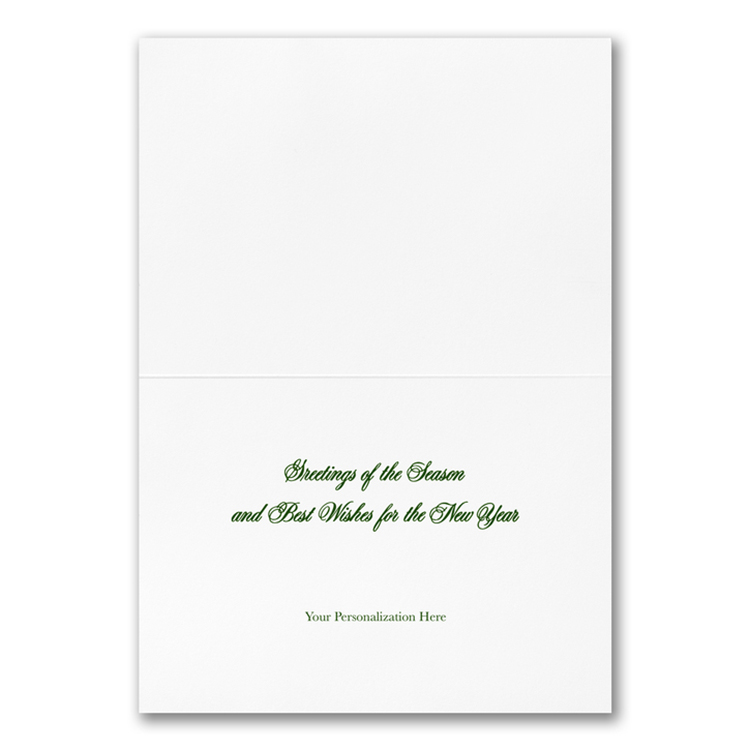 Rustic Holiday Greetings Card 2