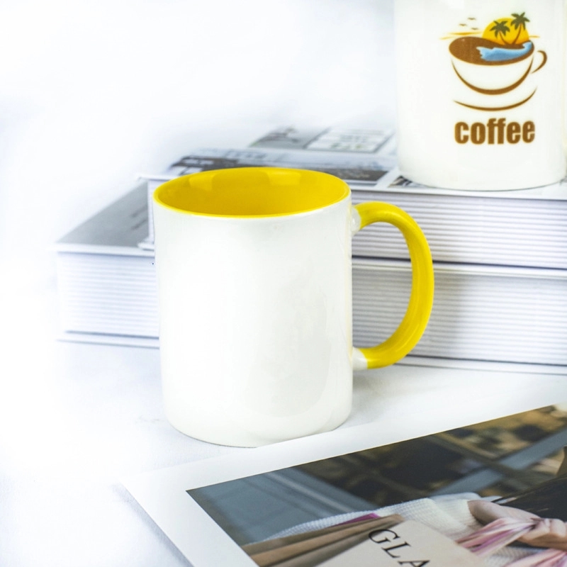 Custom 12 Oz Color Ceramic Mug 5