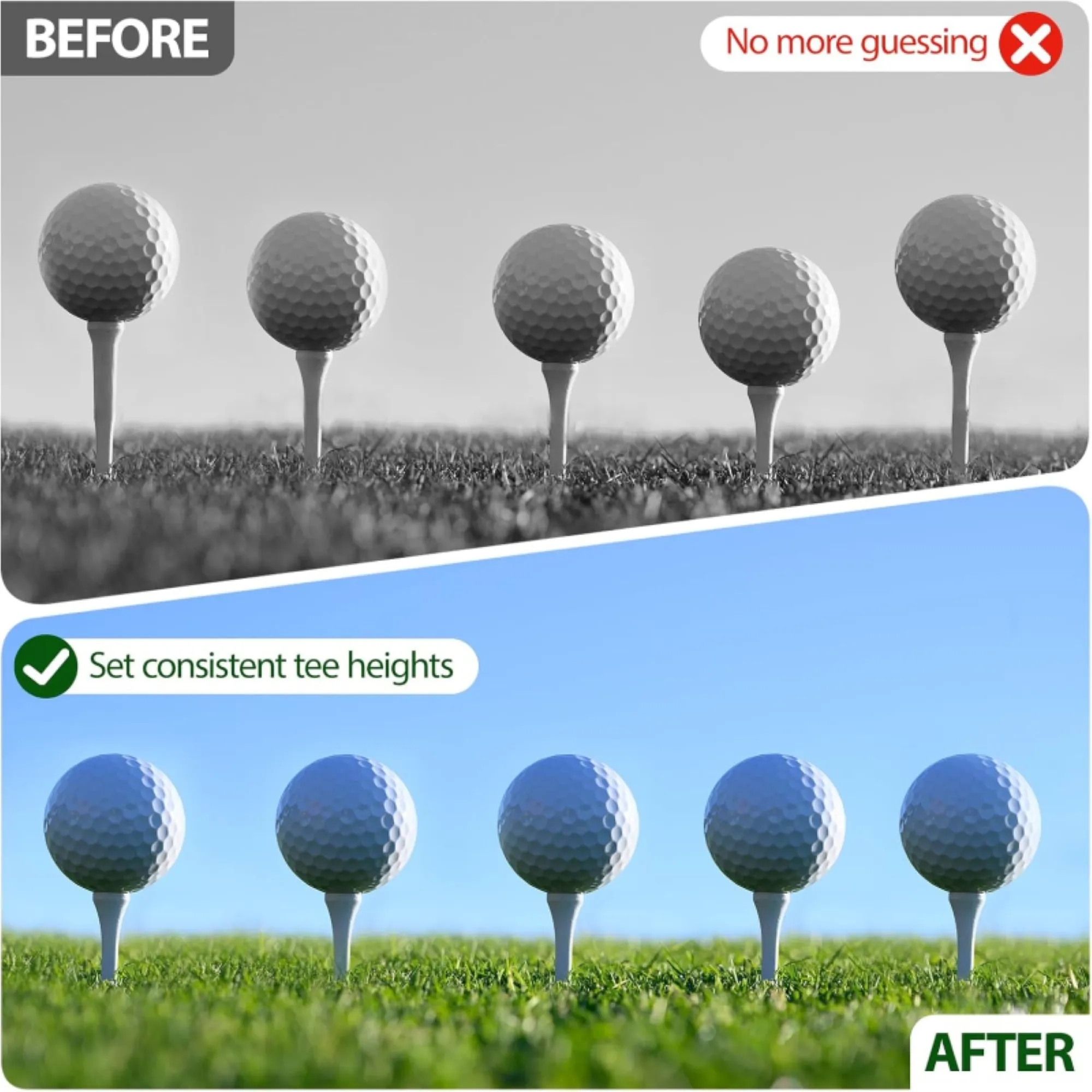 Precision Pro Adjustable Golf Tee Height Tool 4