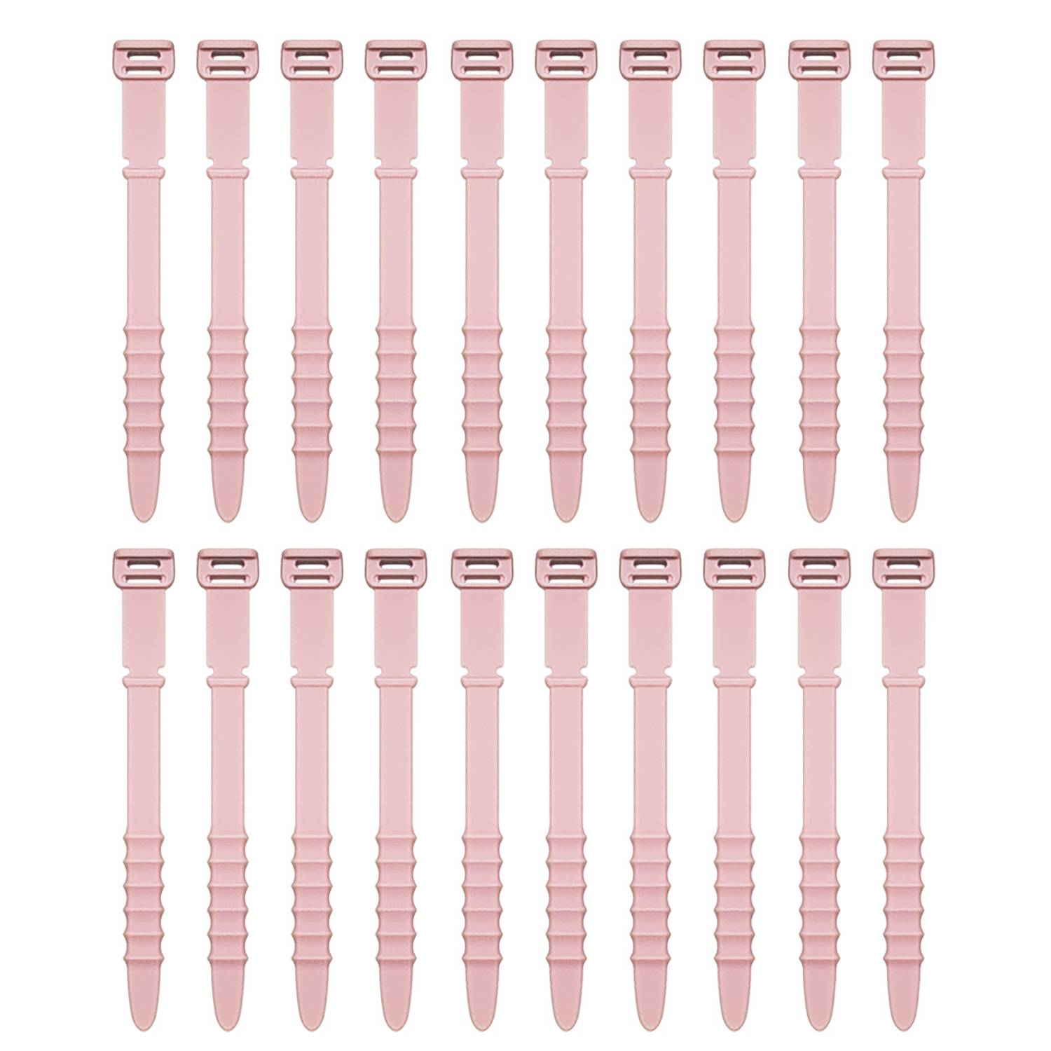 20PCS Reusable Silicone Cable Organizers for Cord Management 9