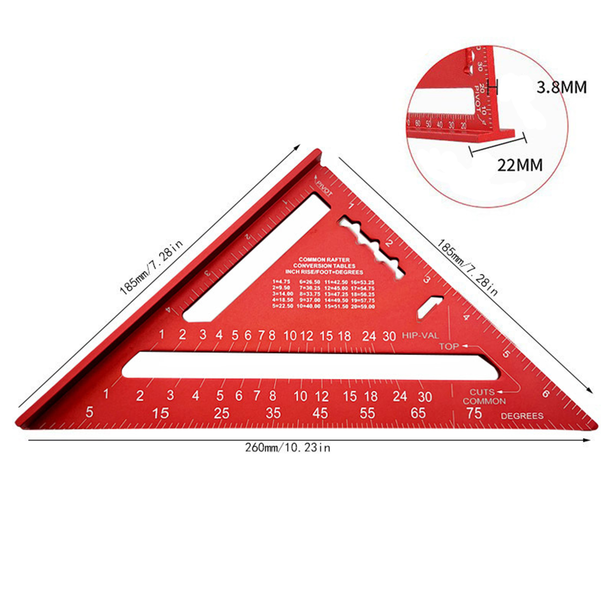 Durable Carpenter's Layout Tool 5