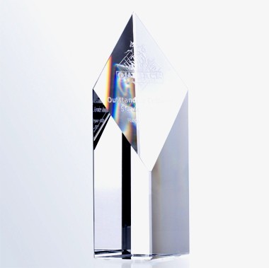 Optical Crystal Super Diamond Tower Award - Small 1