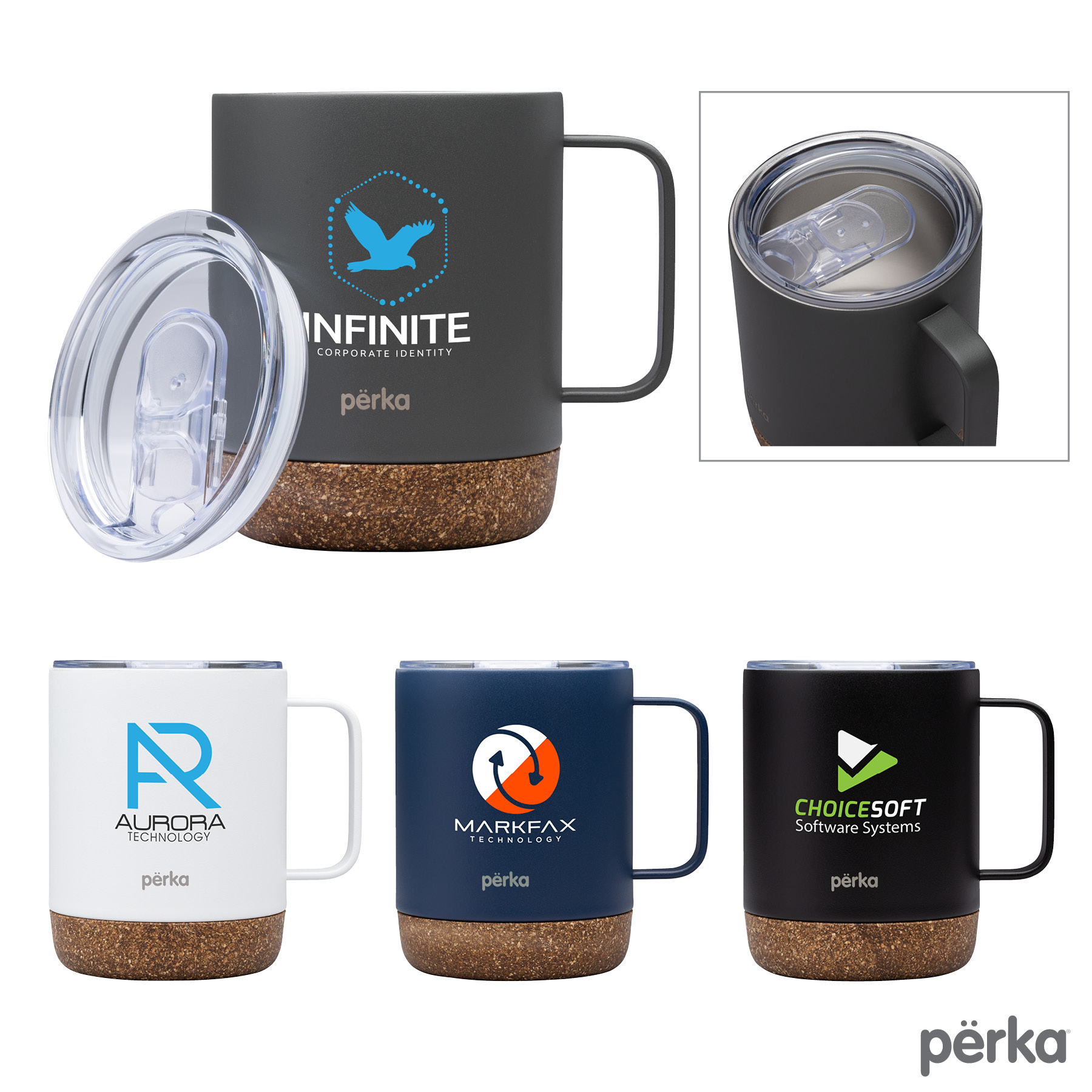 Perka® Wyatt 12 oz. Double Wall, Stainless Steel Camping Mug 21