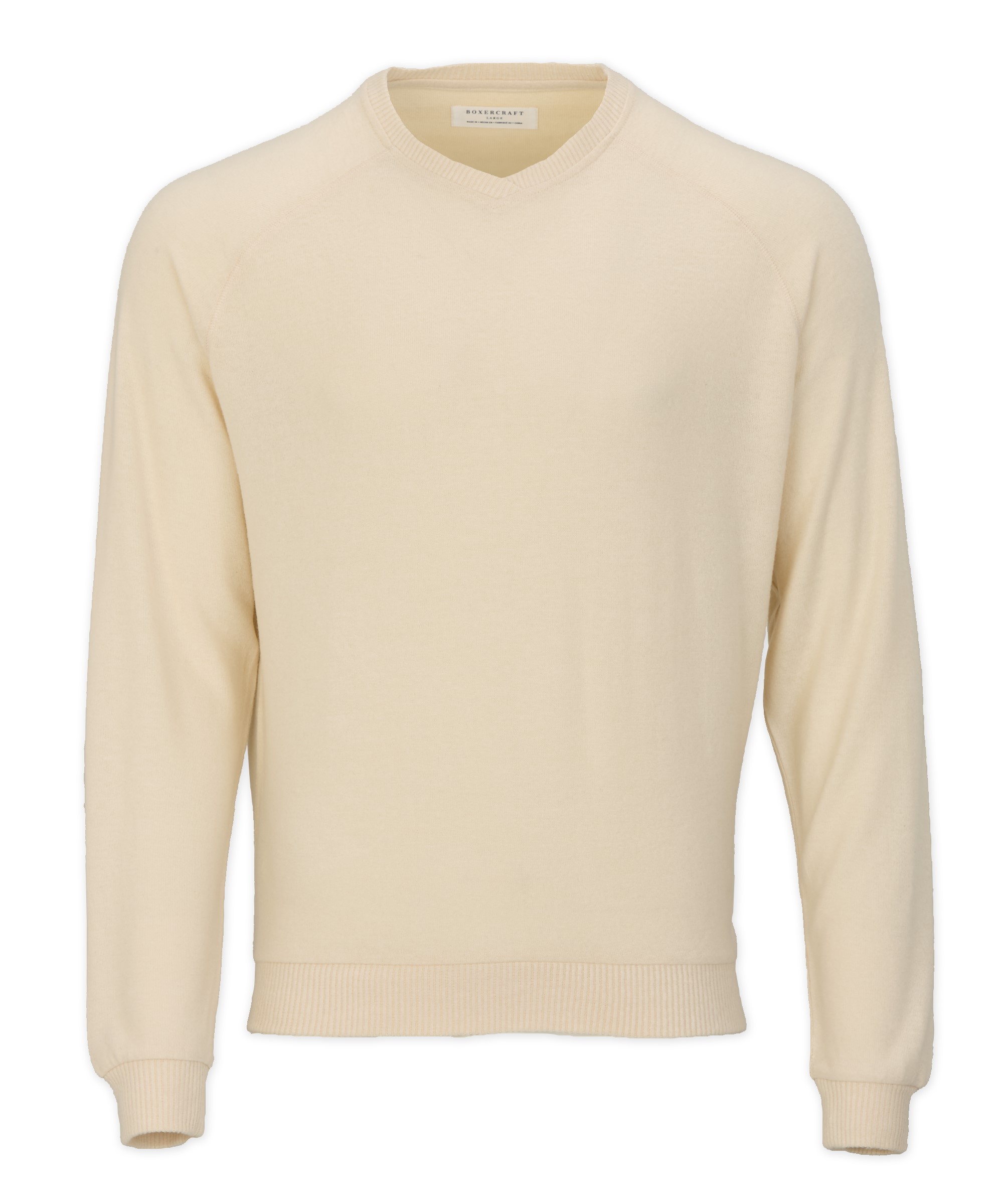BOXERCRAFT MEN'S CUDDLE V-NECK SWEATER 6