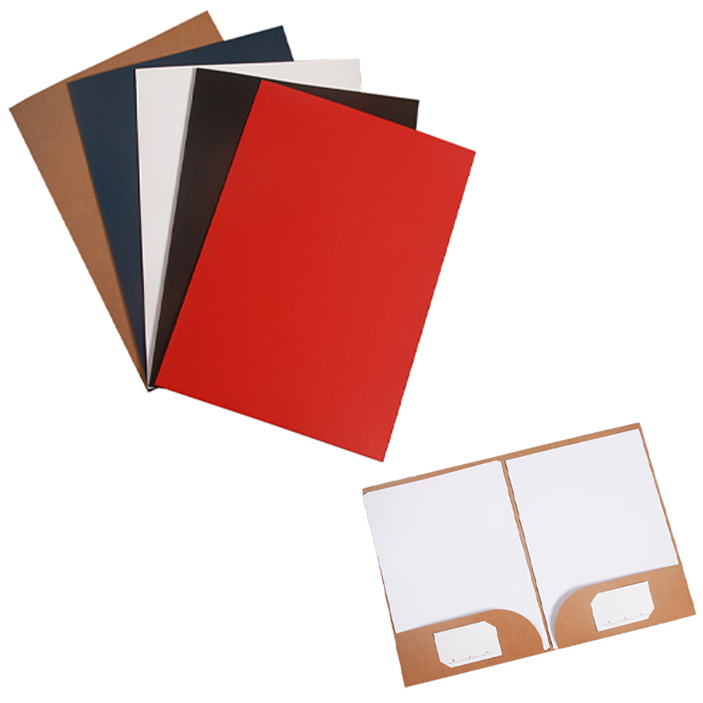 Two Pockets Paper Presentation Folder 6