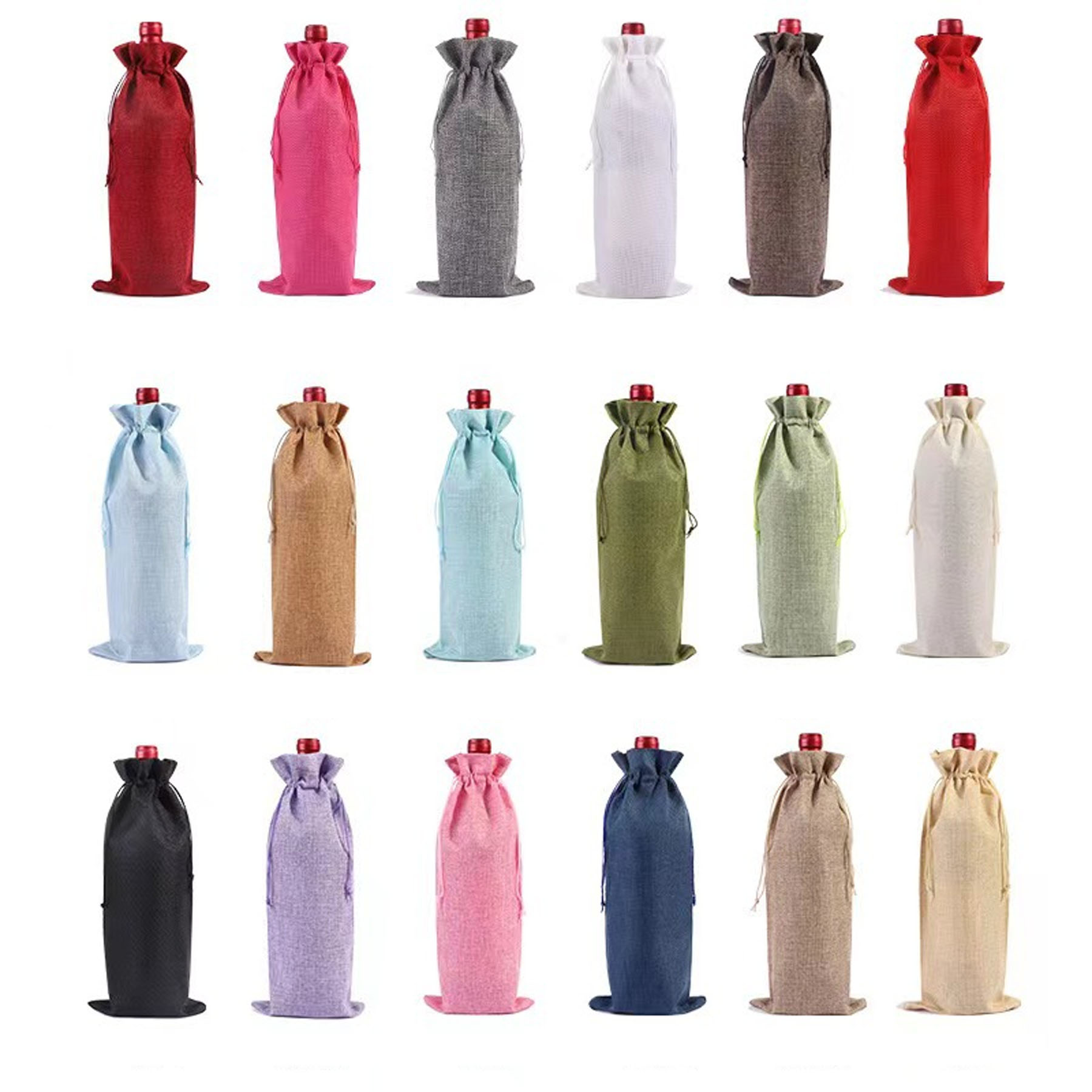 Wine Bottle Bag With Drawstring 2