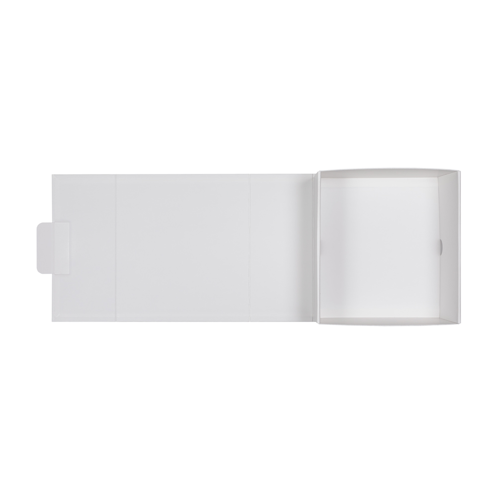 Medium White Kraft Premium Vesta Gift Box w/ Matte Gravure Anti-Rub Varnish 6