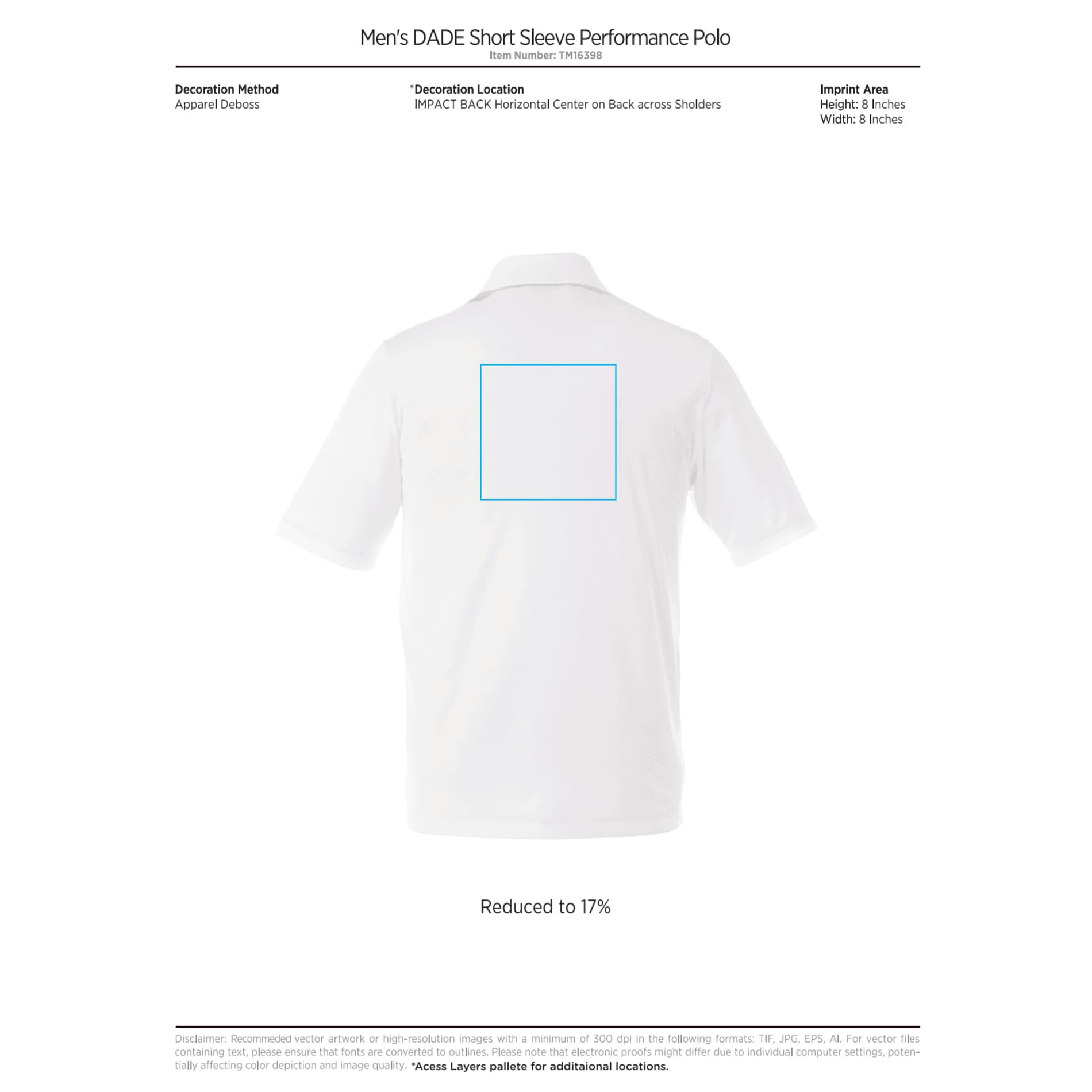 Men's DADE Short Sleeve Polo 296