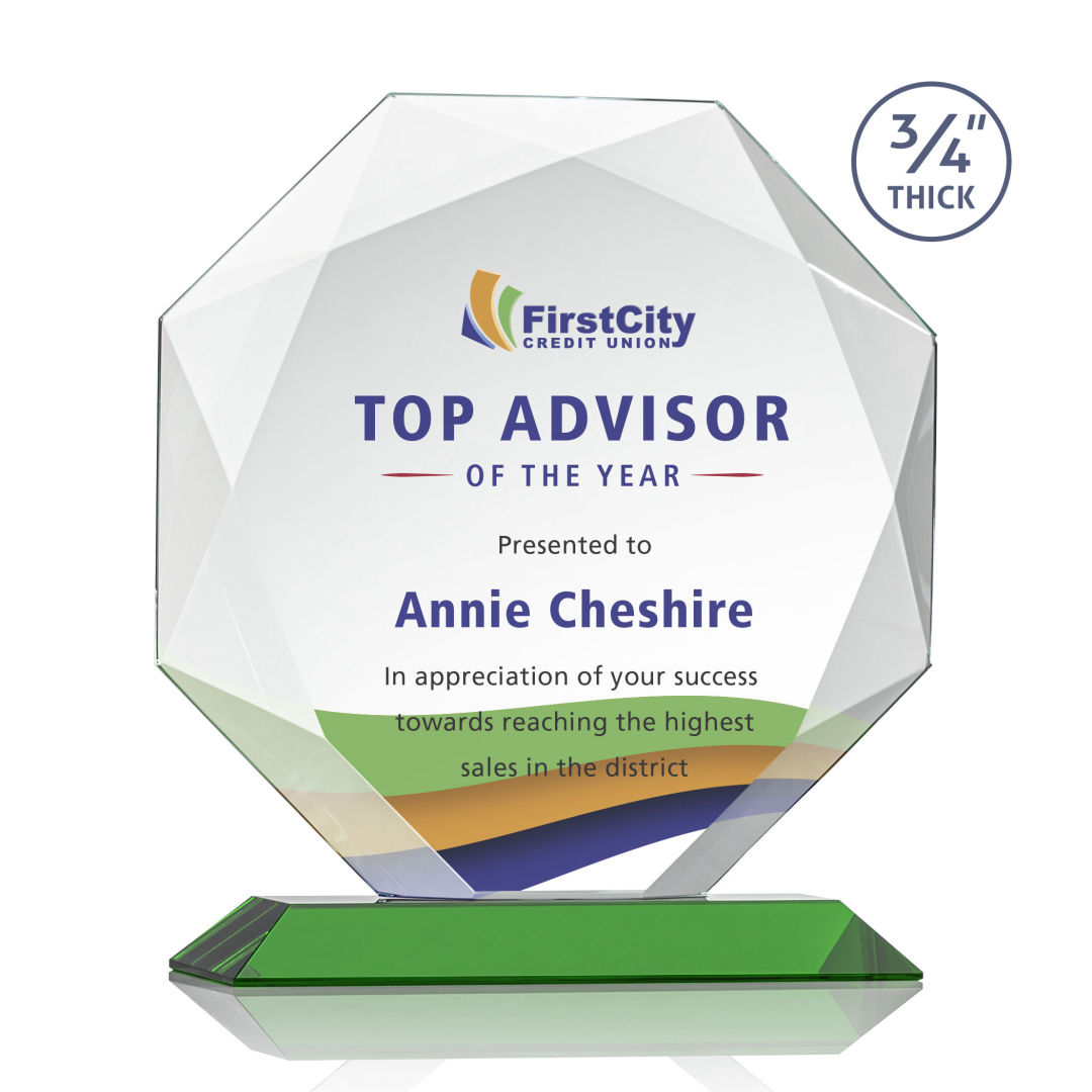 Bradford VividPrint™ Award - Green 3