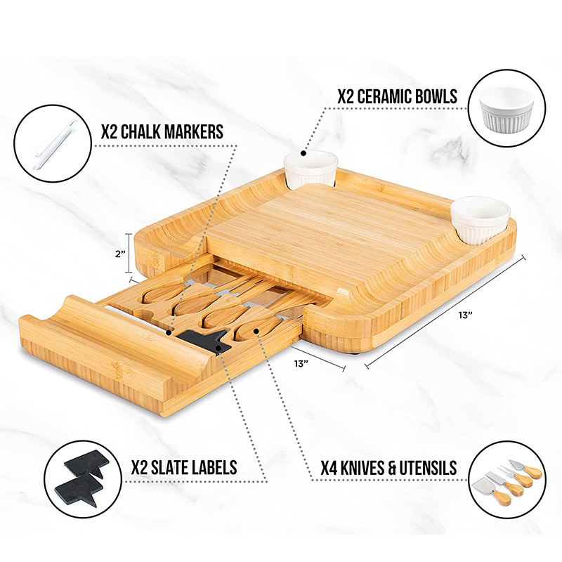 Bamboo Cheese Platter 2