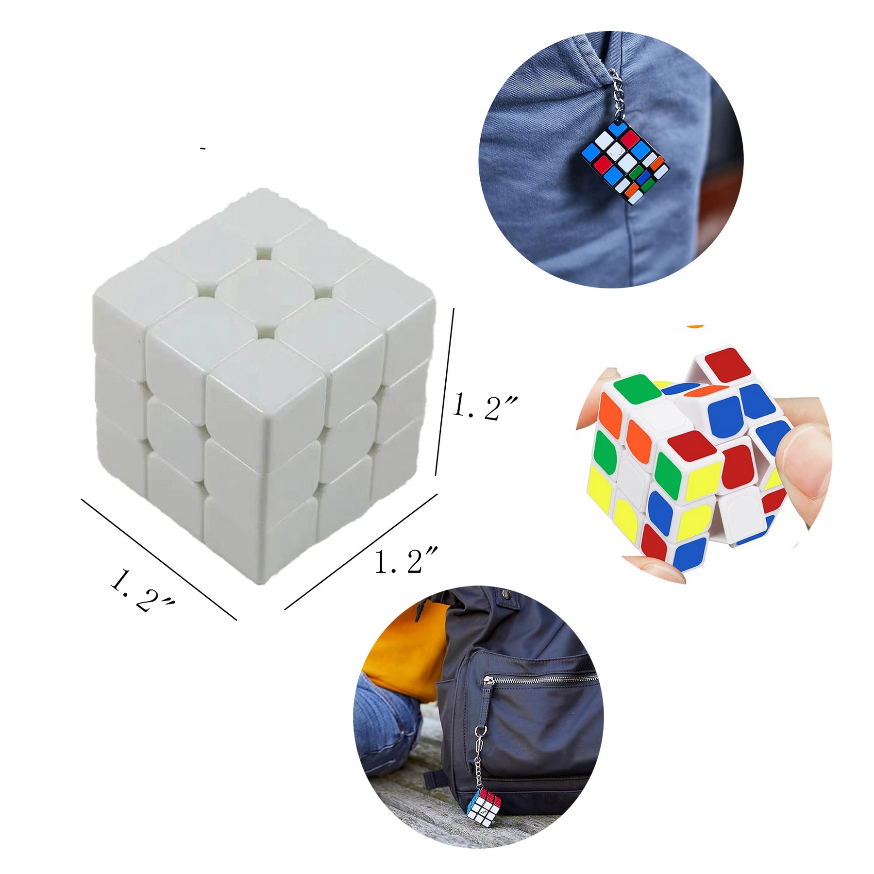 Cube Key Chain 1