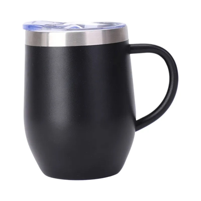 12Oz Stainless Steel Insulated Coffee Mug With Handle 4