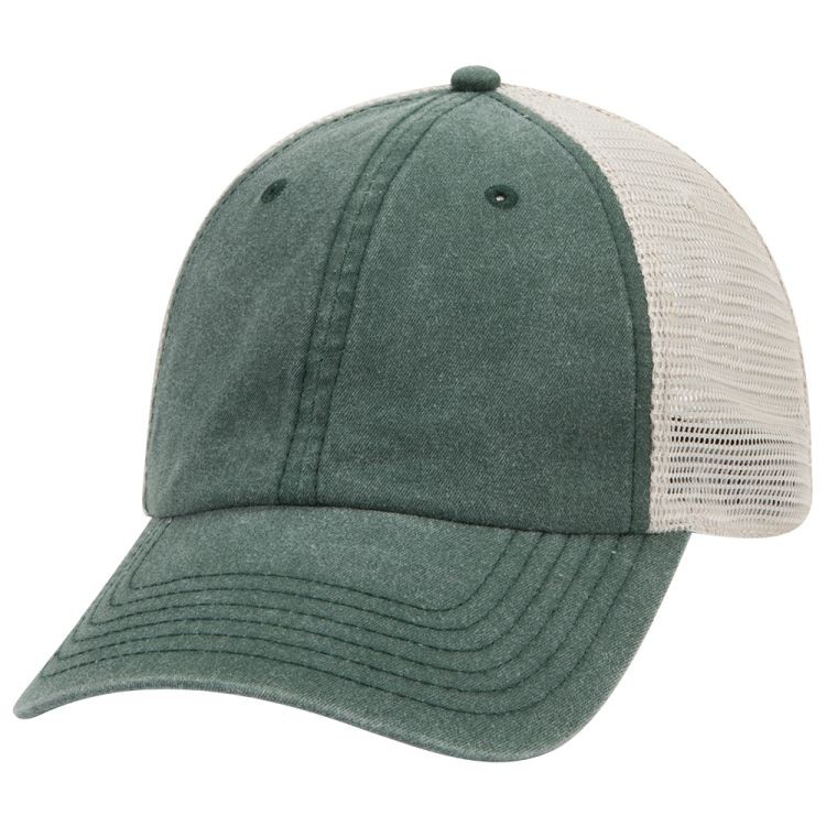 OTTO CAP® OTTO FLEX® Fitted 6 Panel Low Profile Mesh Back Trucker Hat 4