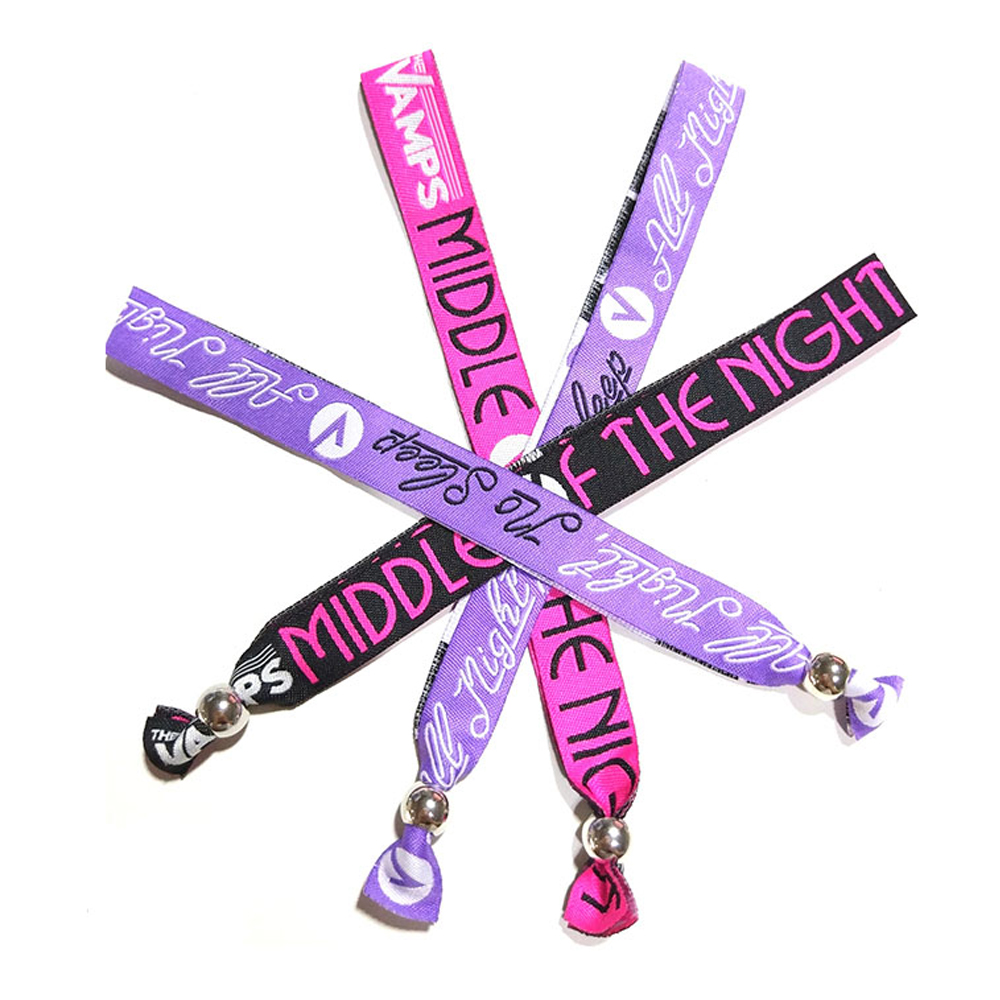 Polyester Woven Wristband - Bead Slider 1