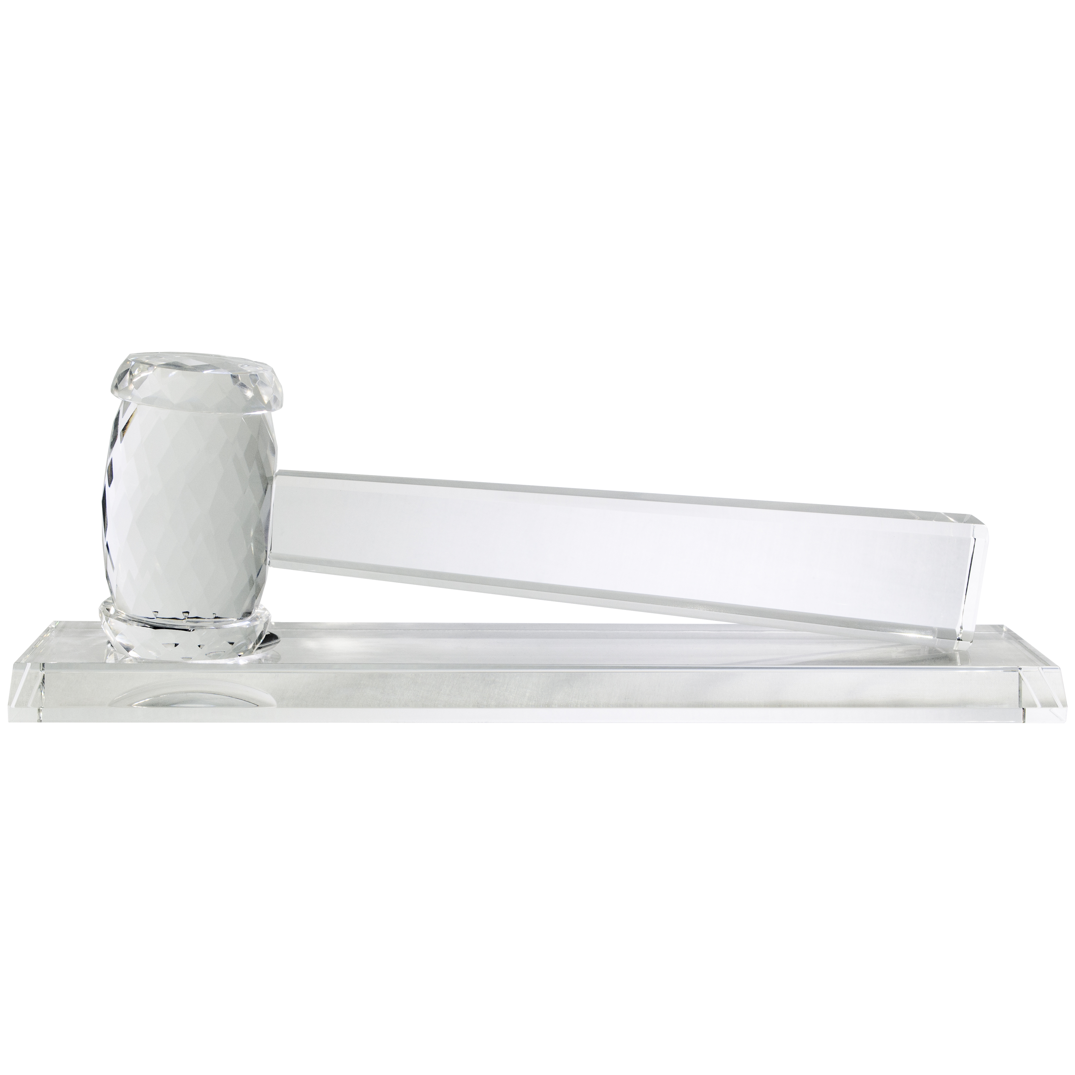 Optical Crystal Gavel and Base 4