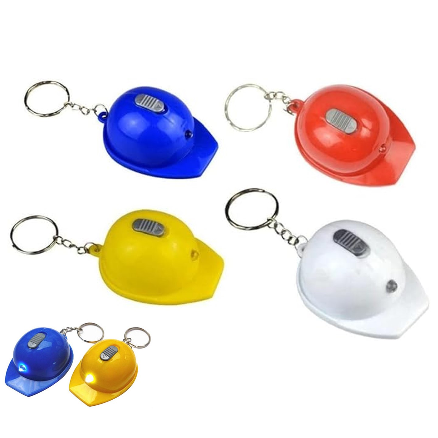 Helmet Keychain flashlight Bottle Openers 7