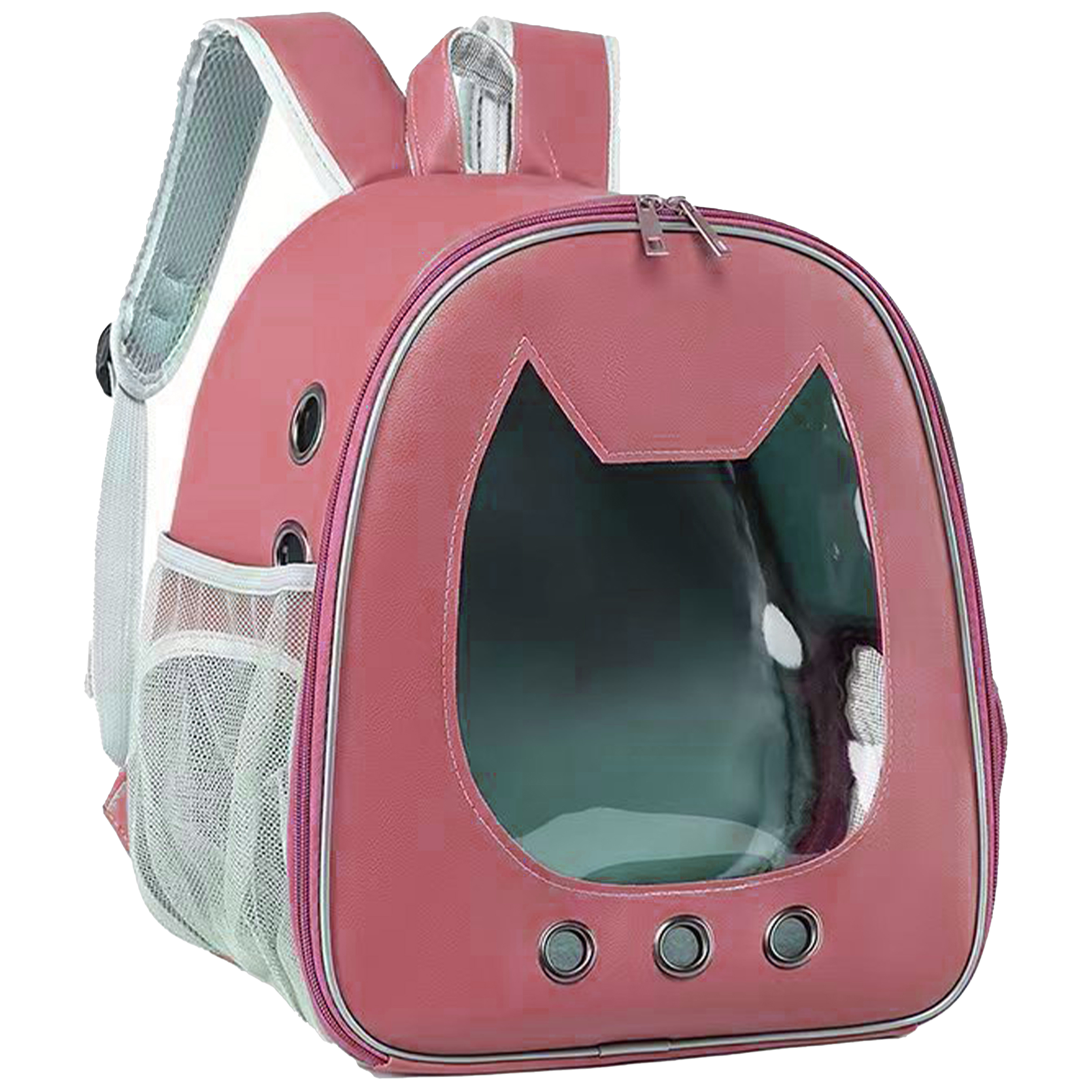 Pu Large Space Breathable Pet Backpack 10