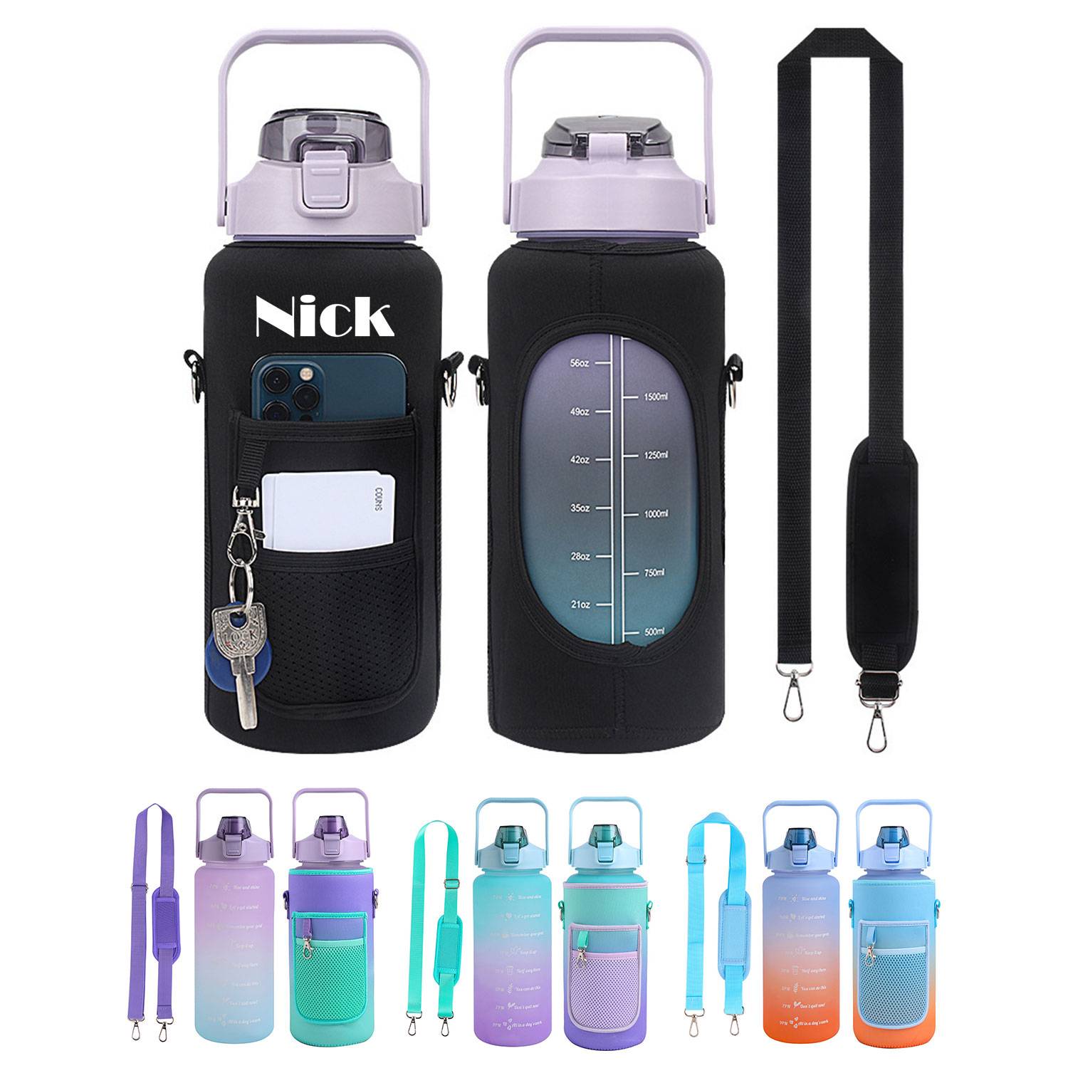 Neoprene Outdoor Sports Bottle and Cup Covers 3