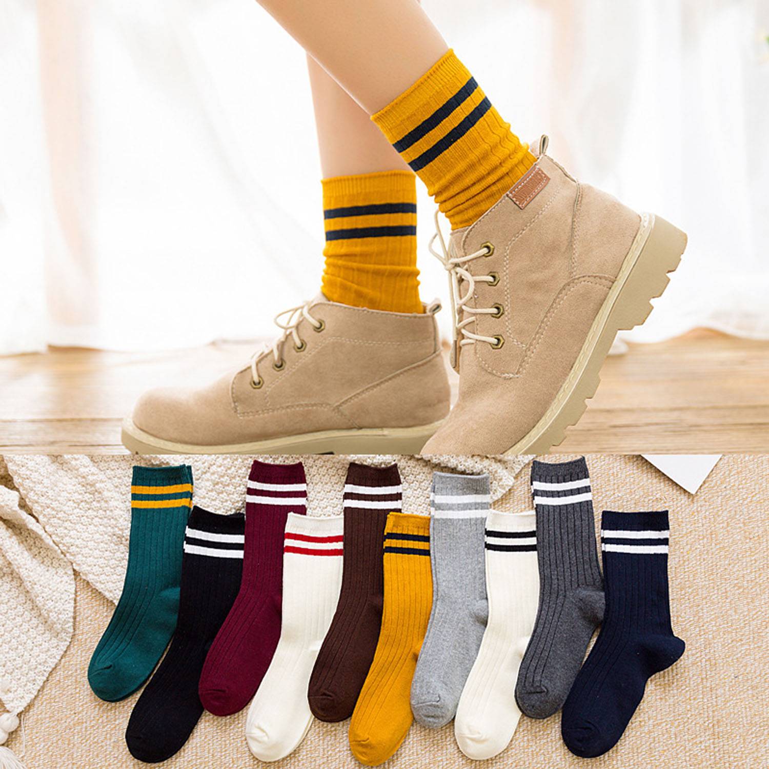 Contrast Sports Socks 7