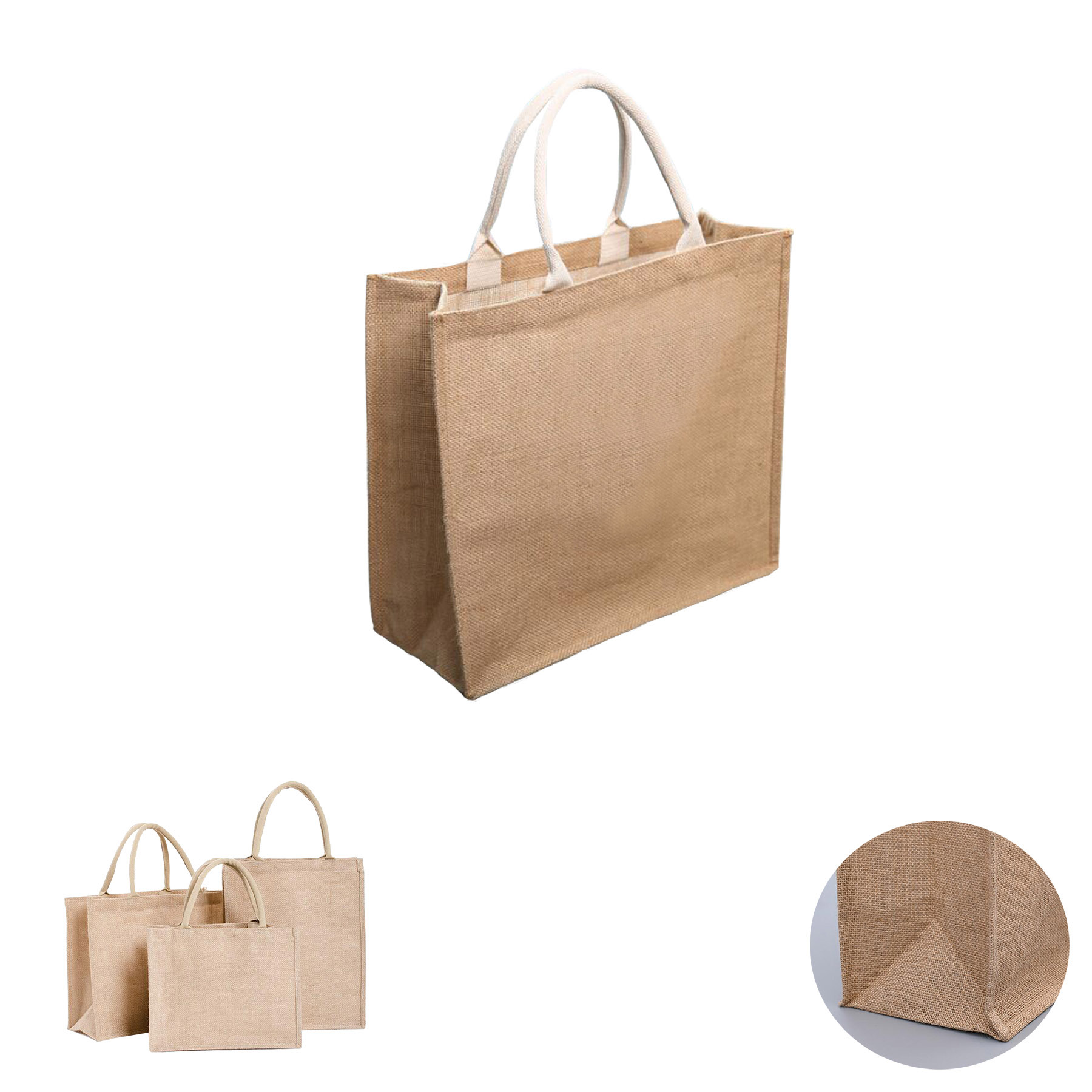 Linen Tote Bag, custom tote bag with logo imprint 1