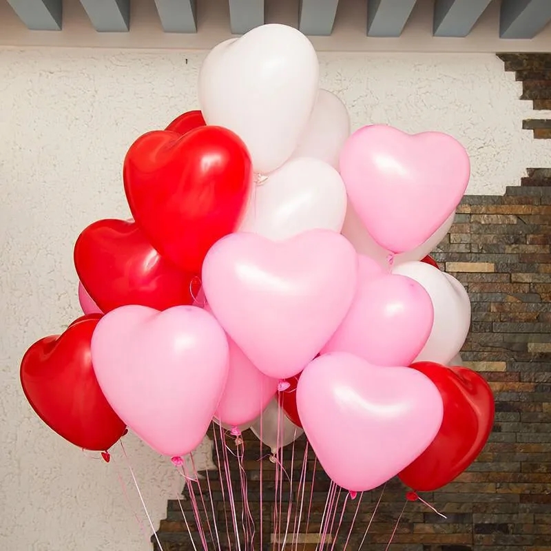 10-inch heart-shaped latex balloon 4