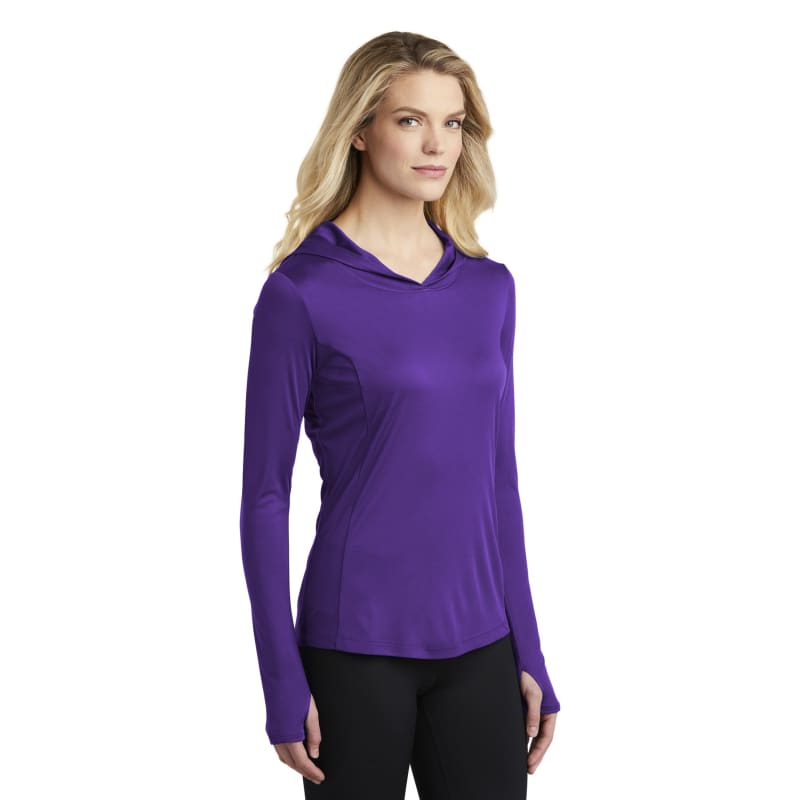 Sport-Tek Women's PosiCharge Competitor Hooded Pullover., custom hoodie or sweatshirt with logo imprint 32