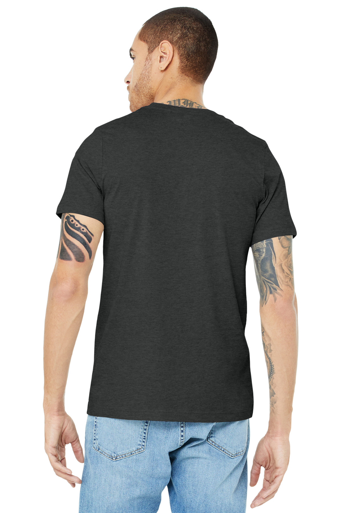 BELLA+CANVAS Unisex Heather CVC Short Sleeve Tee. BC3001CVC 517