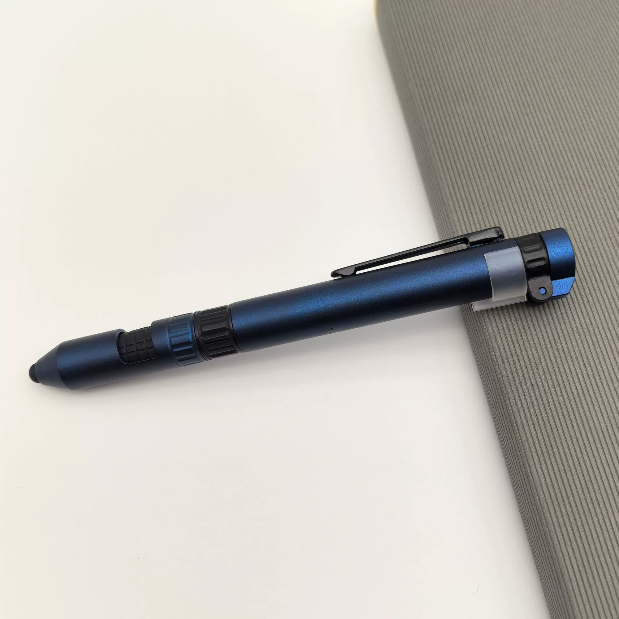 6 in 1 Multifunction Tool Ballpoint Pen with Outdoor Compass Screwdriver Torch Stylus Mobile Phone 12