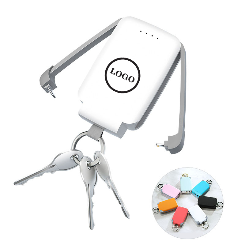 Portable Keychain Power Bank with Flashlight 2