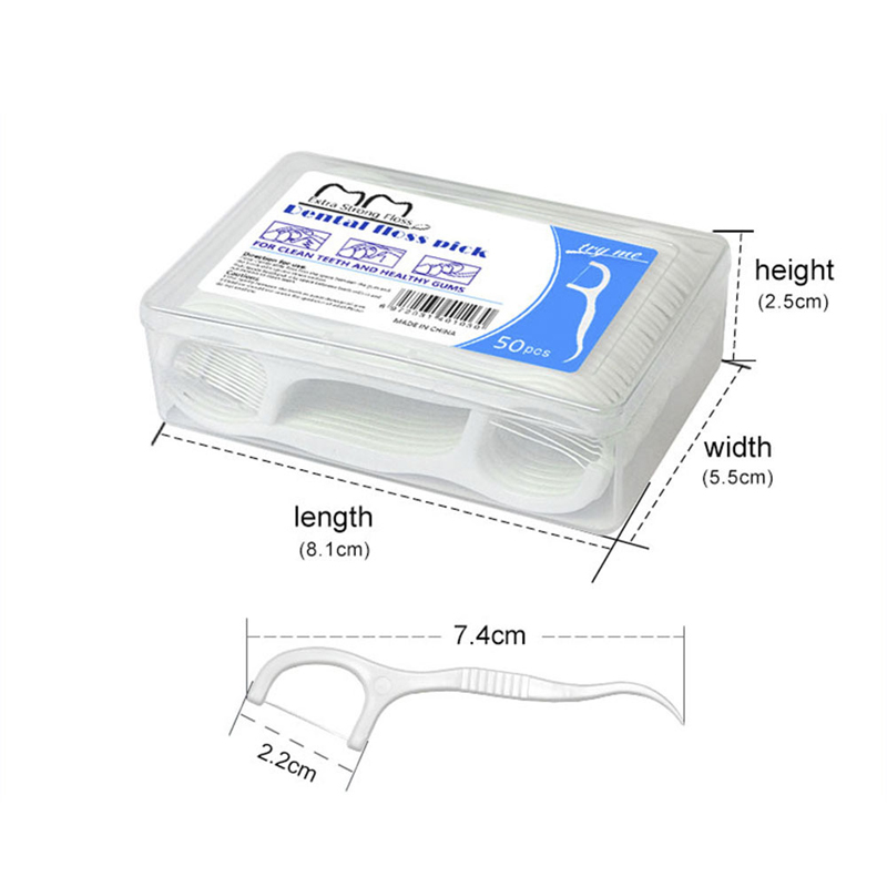 High toughness professional toothpicks 50PCS Dental Floss Picks Toothpicks 2