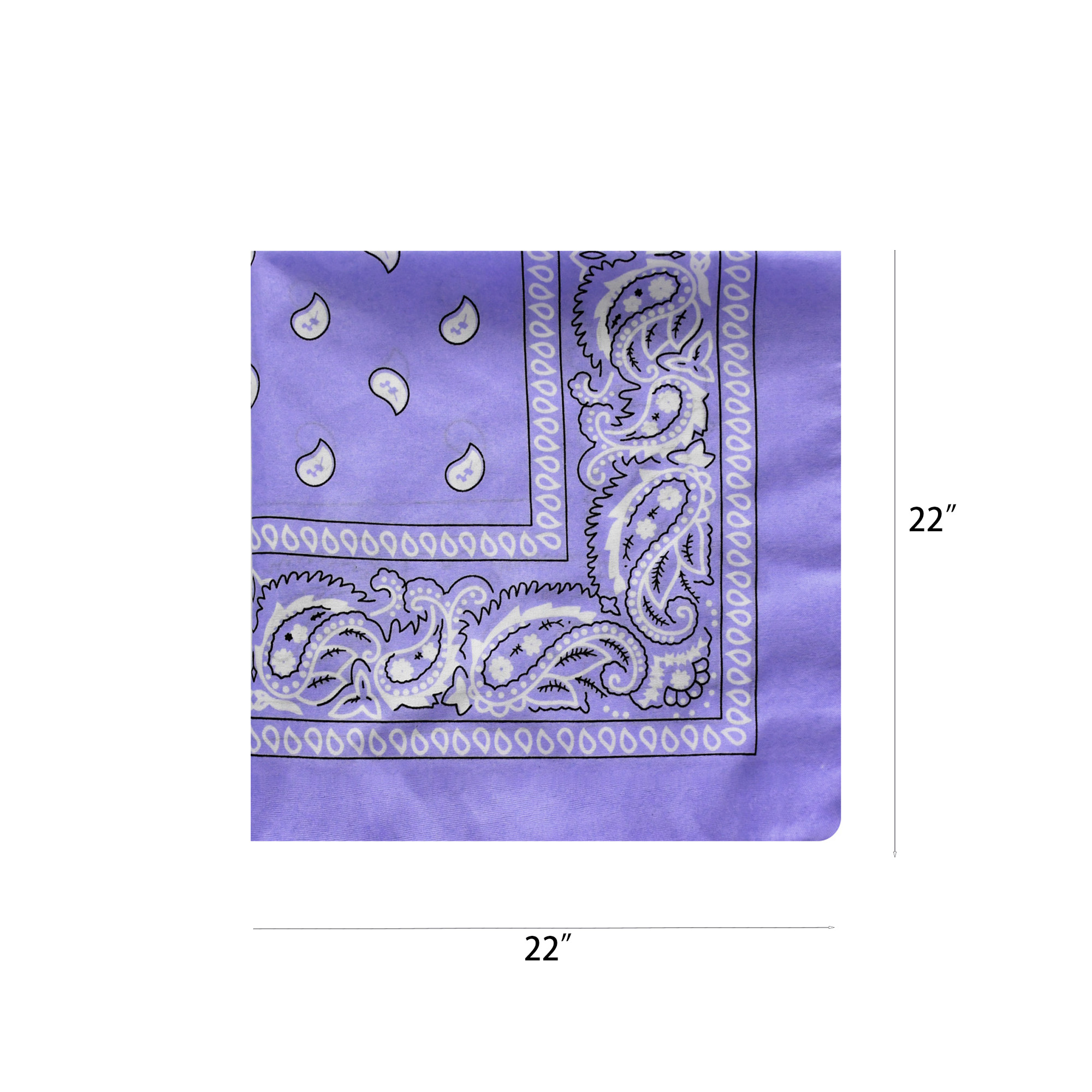 Poly Silk Square Scarf Bandana 3