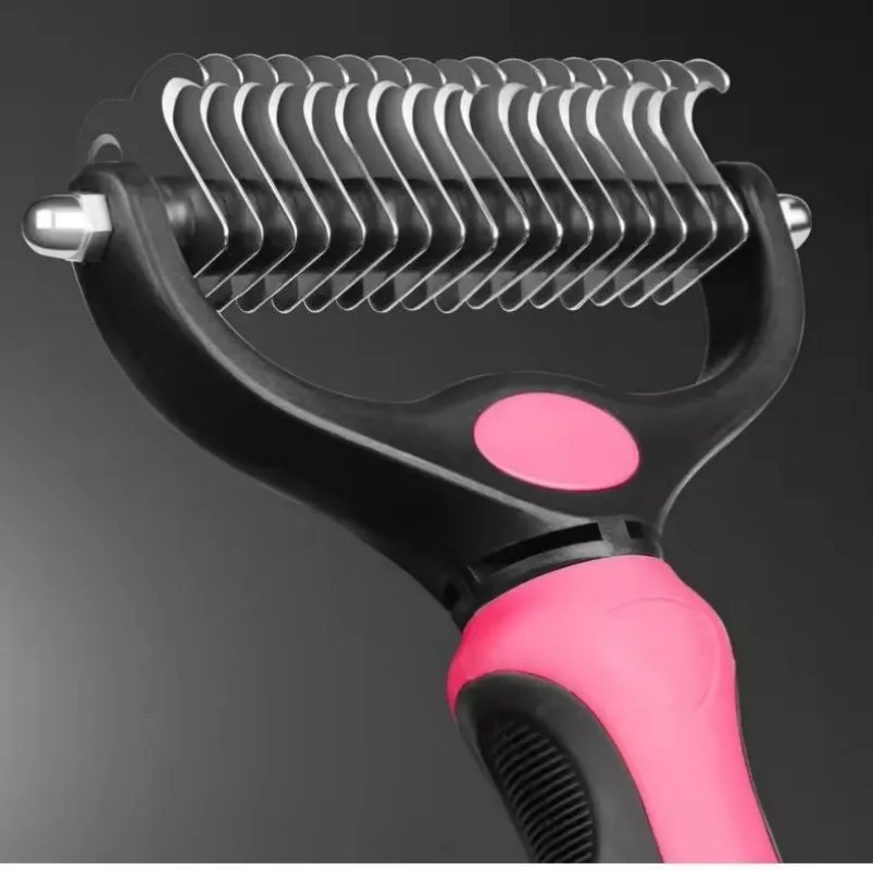 Double Sided Pet Grooming Brush 8