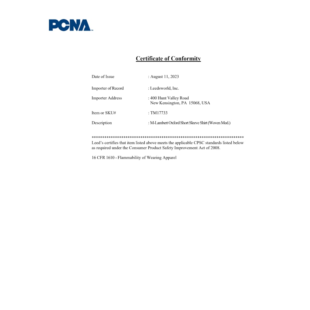 Men's LAMBERT OXFORD SS SHIRT 26